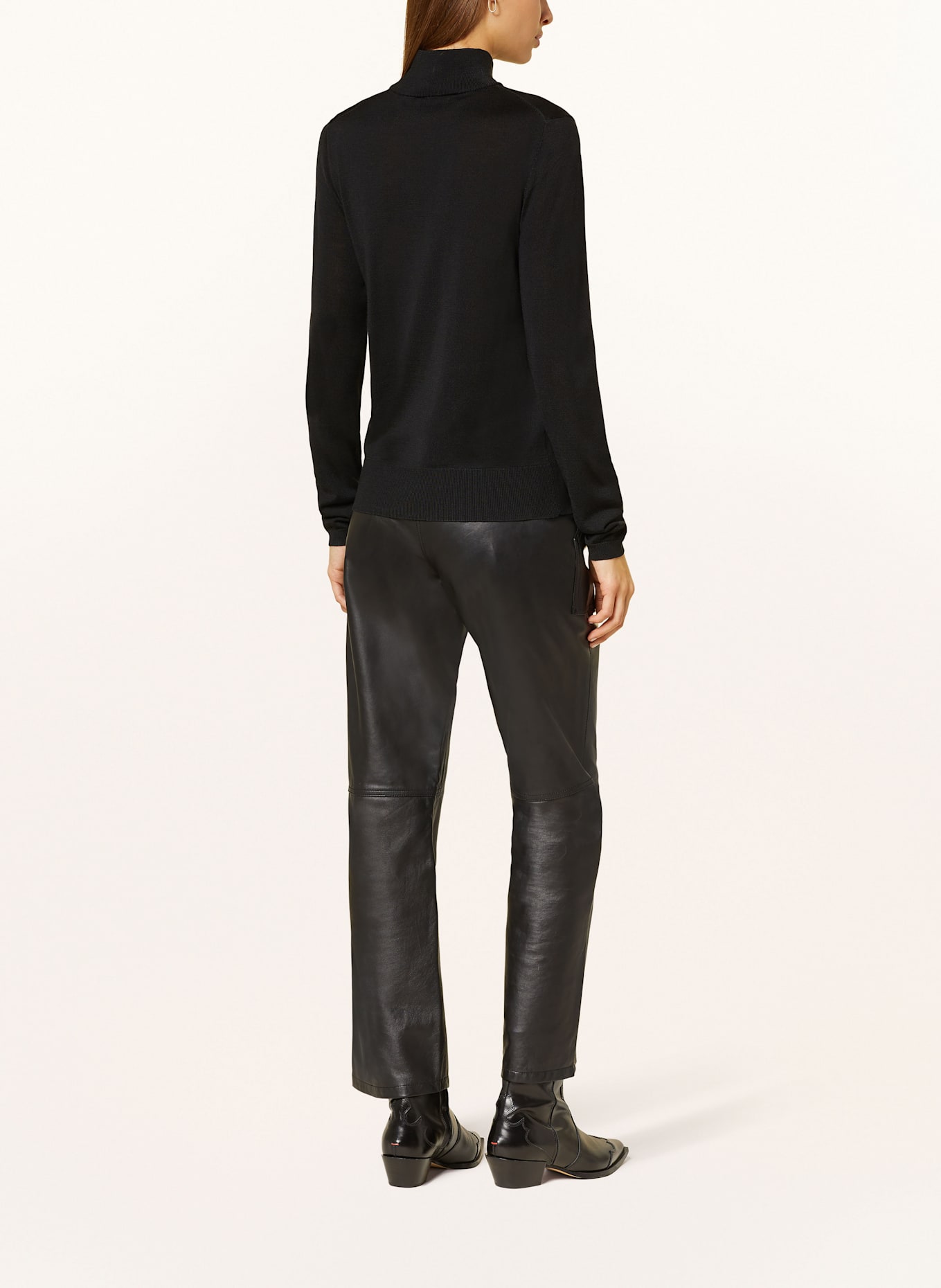 Band print hoodie MMRELENA: SCHWARZ