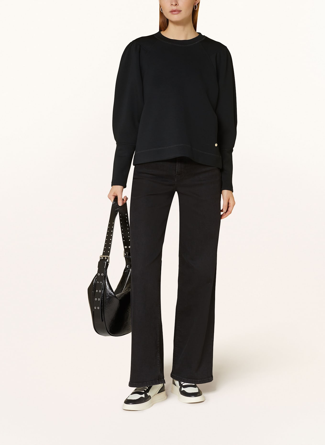 MOS MOSH MMODESSA" sweatshirt: BLACK