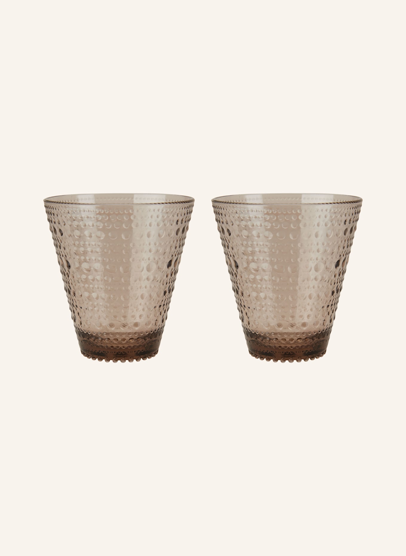 iittala 2er-Set Trinkgläser KASTEHELMI: HELLORANGE