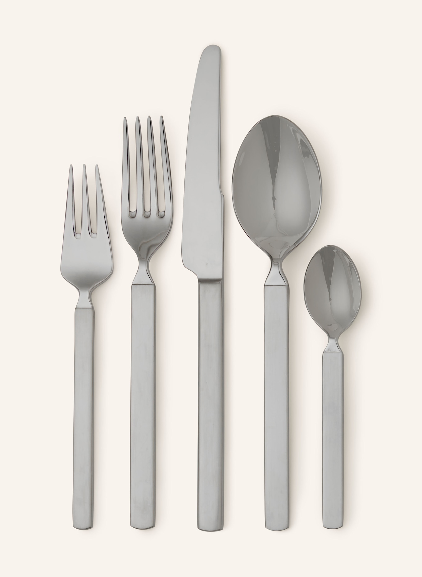 ALESSI 30-tlg. Besteck-Set DRY: SILBER