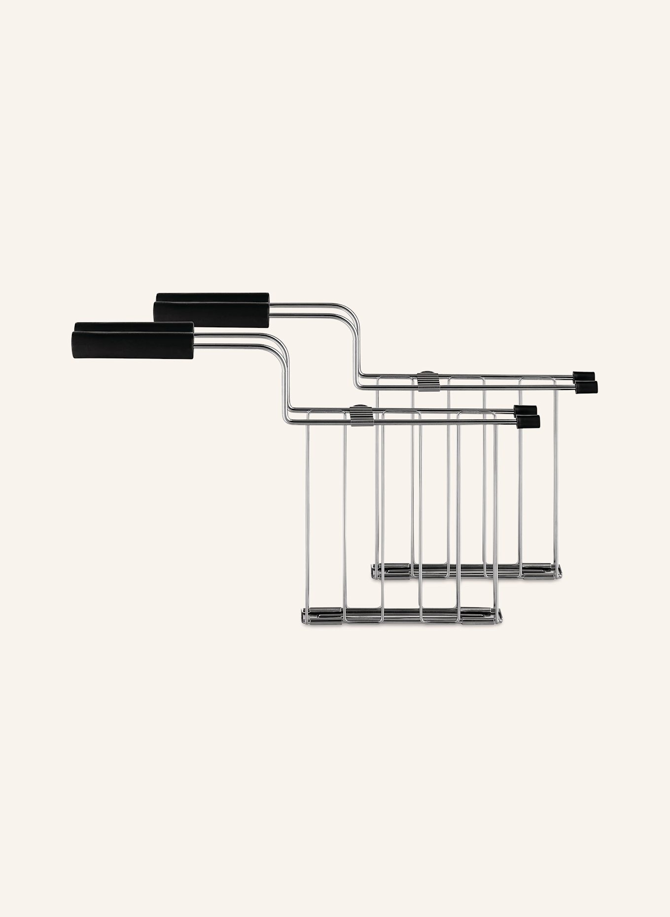 ALESSI Ramka do opiekania TORU, 2 szt.: SREBRNY