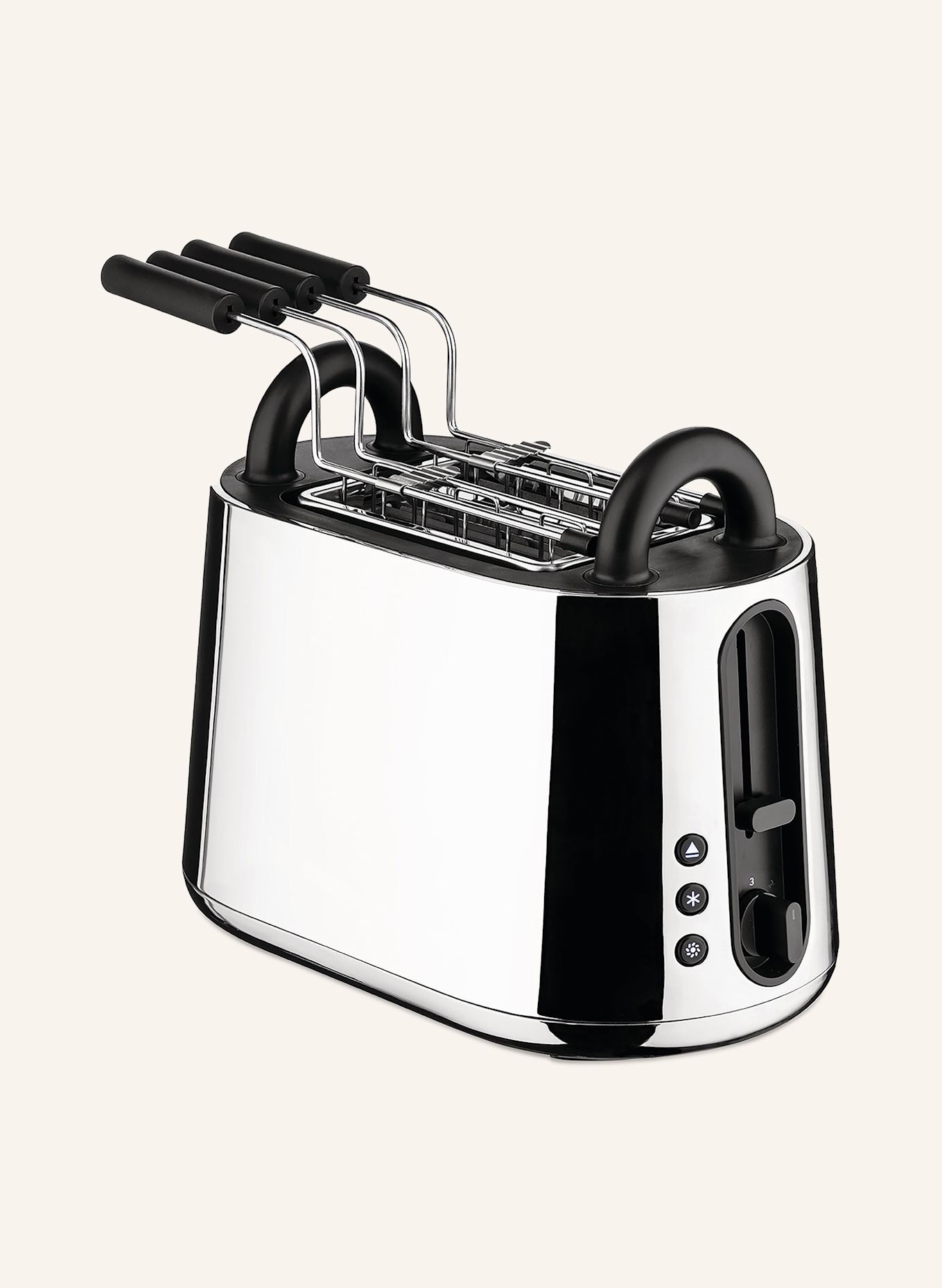 ALESSI Ramka do opiekania TORU, 2 szt.: SREBRNY