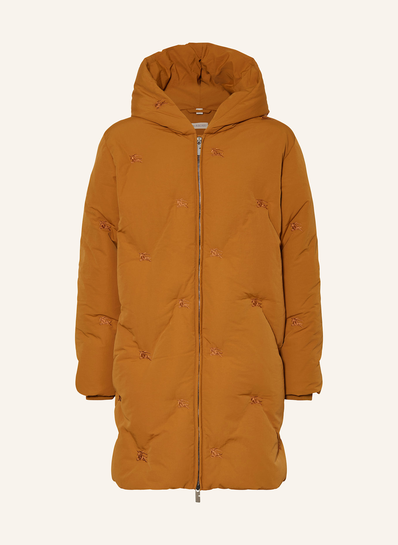 BURBERRY Daunenmantel: DUNKELORANGE
