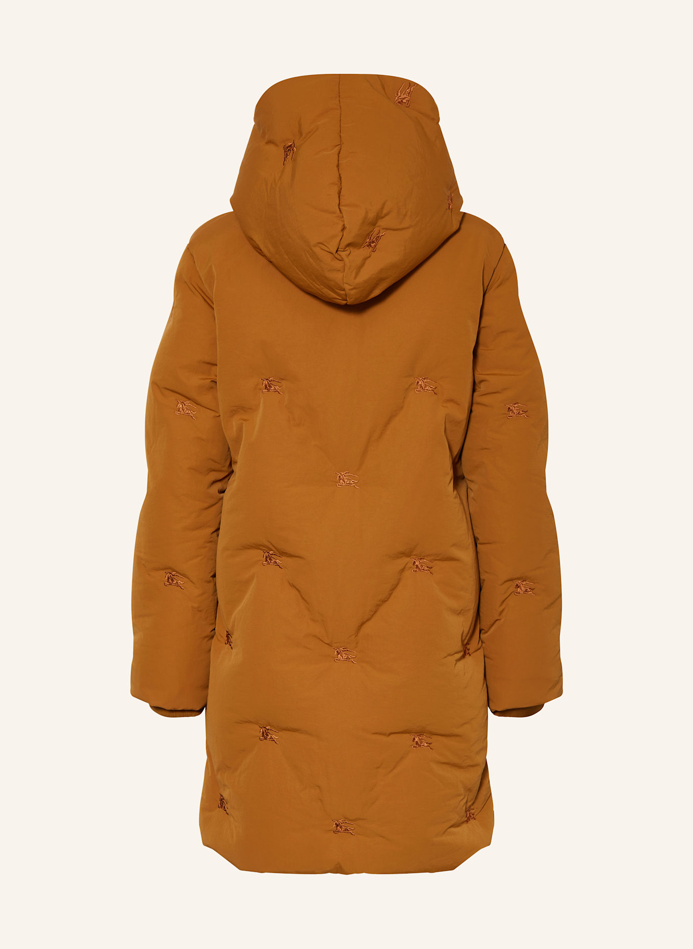 BURBERRY Daunenmantel: DUNKELORANGE
