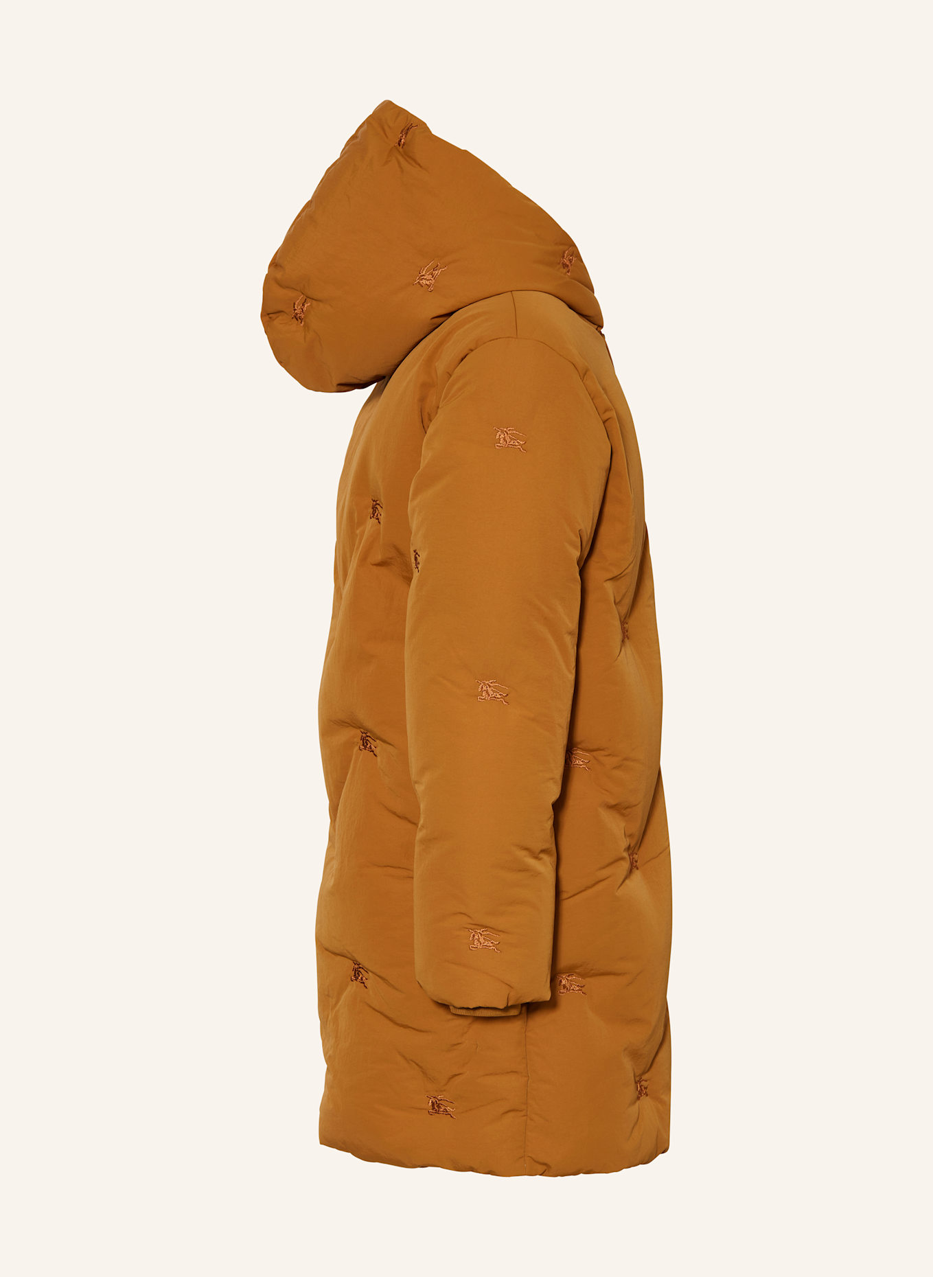 BURBERRY Daunenmantel: DUNKELORANGE