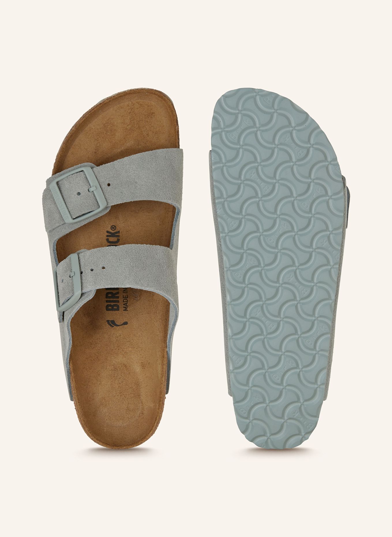 BIRKENSTOCK Pantoletten ARIZONA LEVE, Farbe: HELLGRAU (Bild 5)