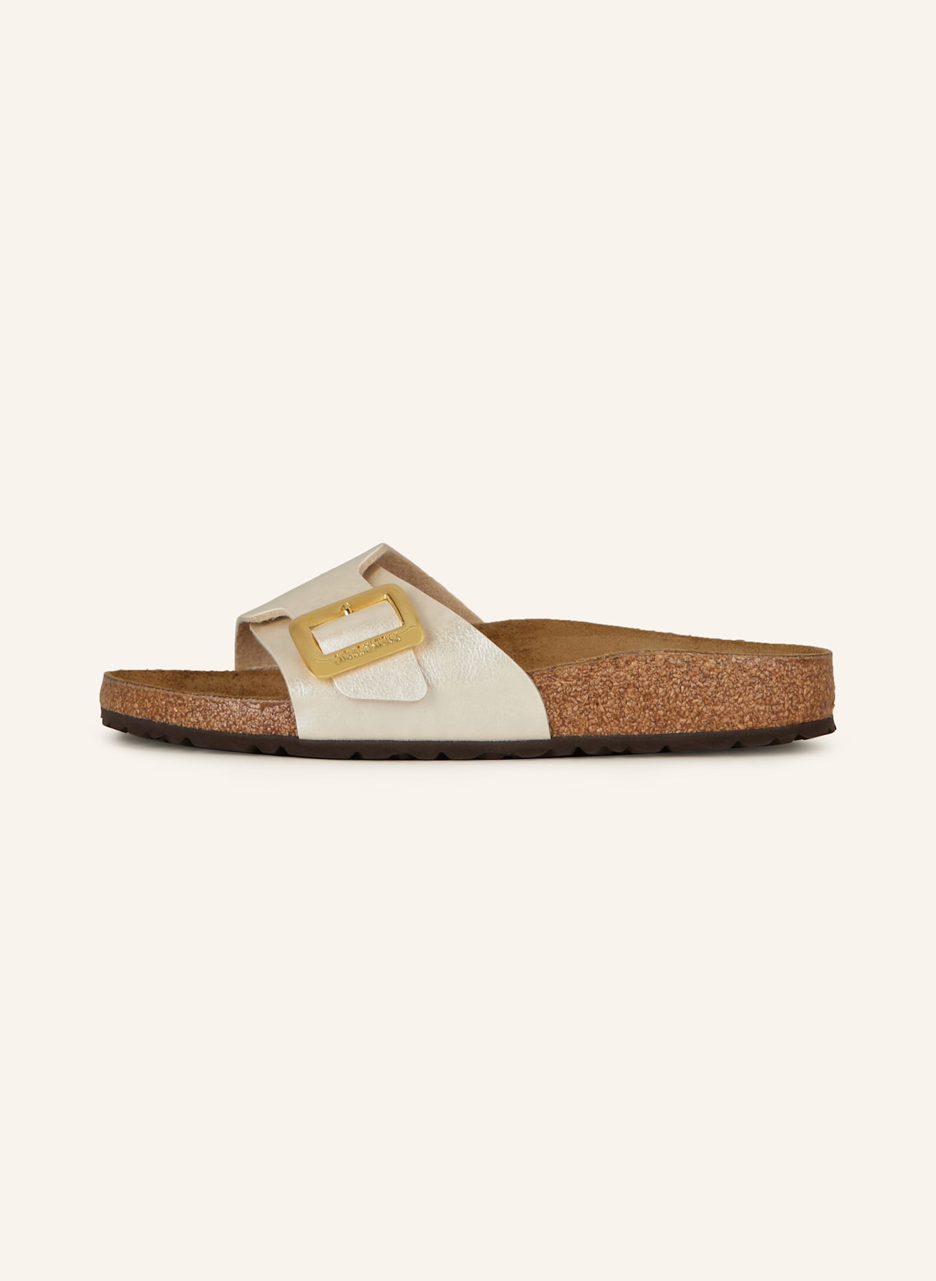 BIRKENSTOCK Pantoletten CATALINA CUSHION BUCKLE, Farbe: ECRU (Bild 4)