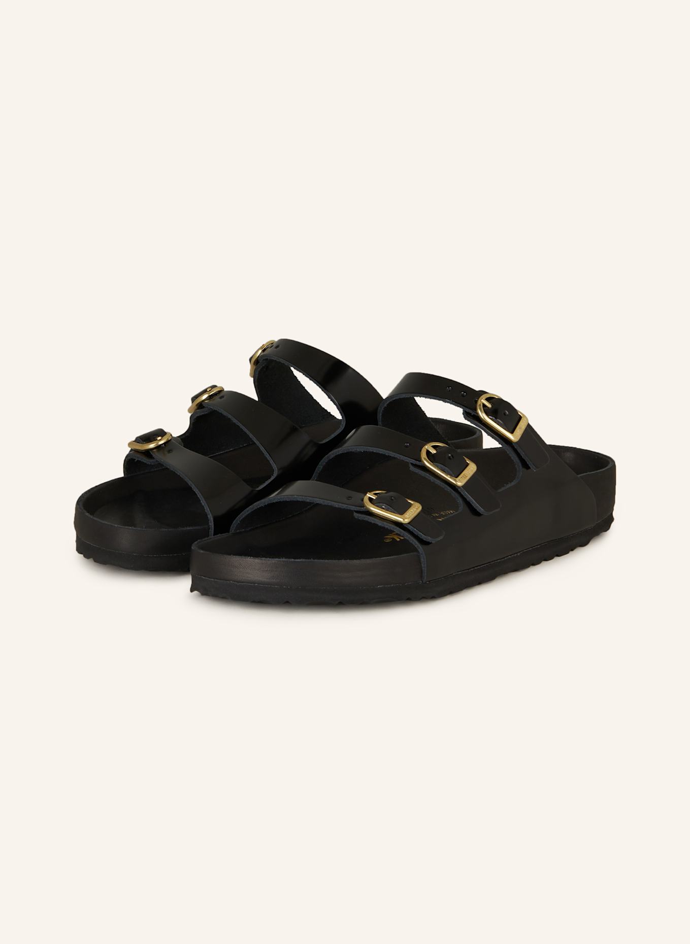BIRKENSTOCK Pantoletten FLORIDA EXQ LENA HS, Farbe: SCHWARZ (Bild 1)