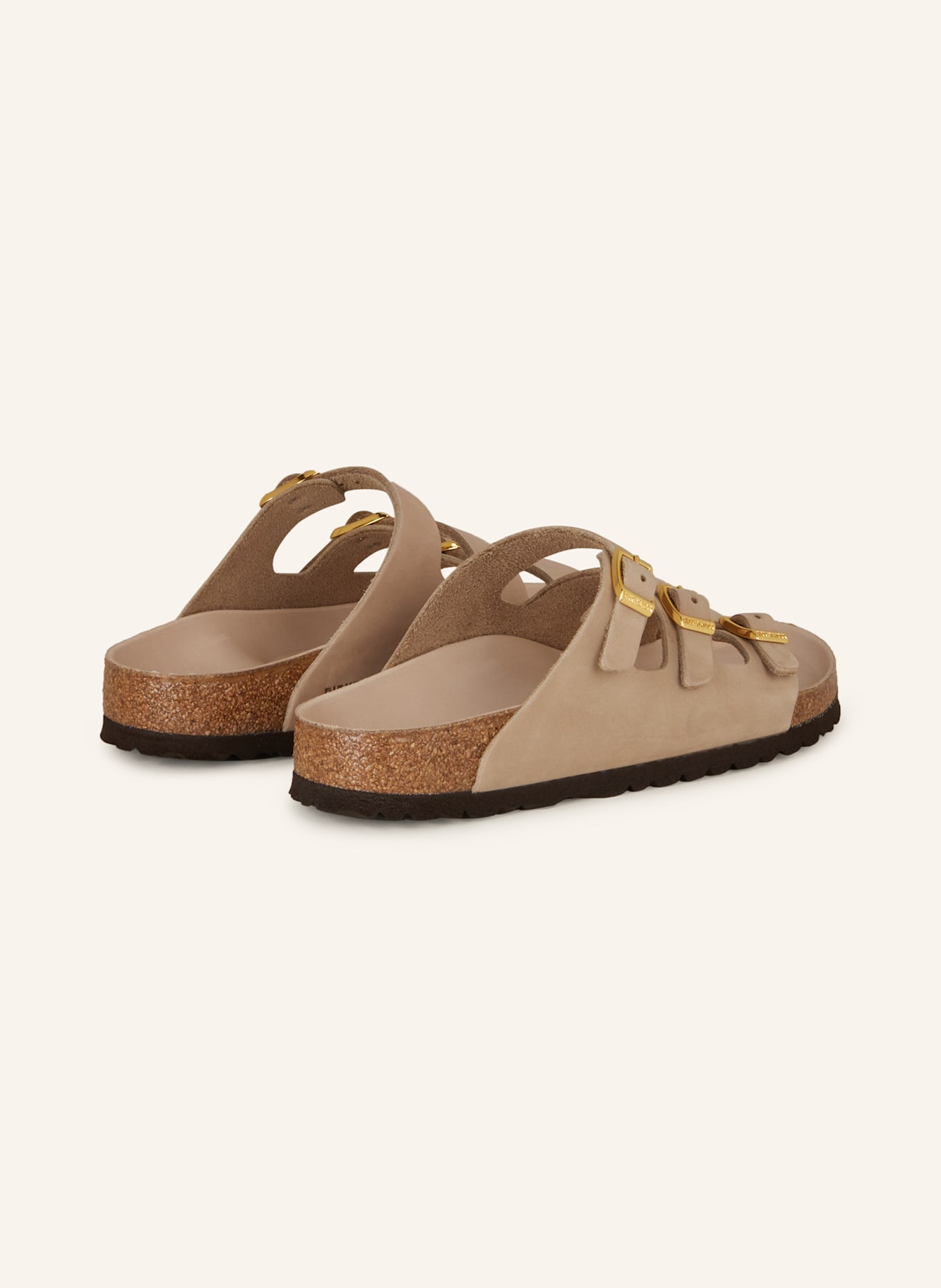 BIRKENSTOCK Klapki FLORIDA LENB: JASNOBRĄZOWY