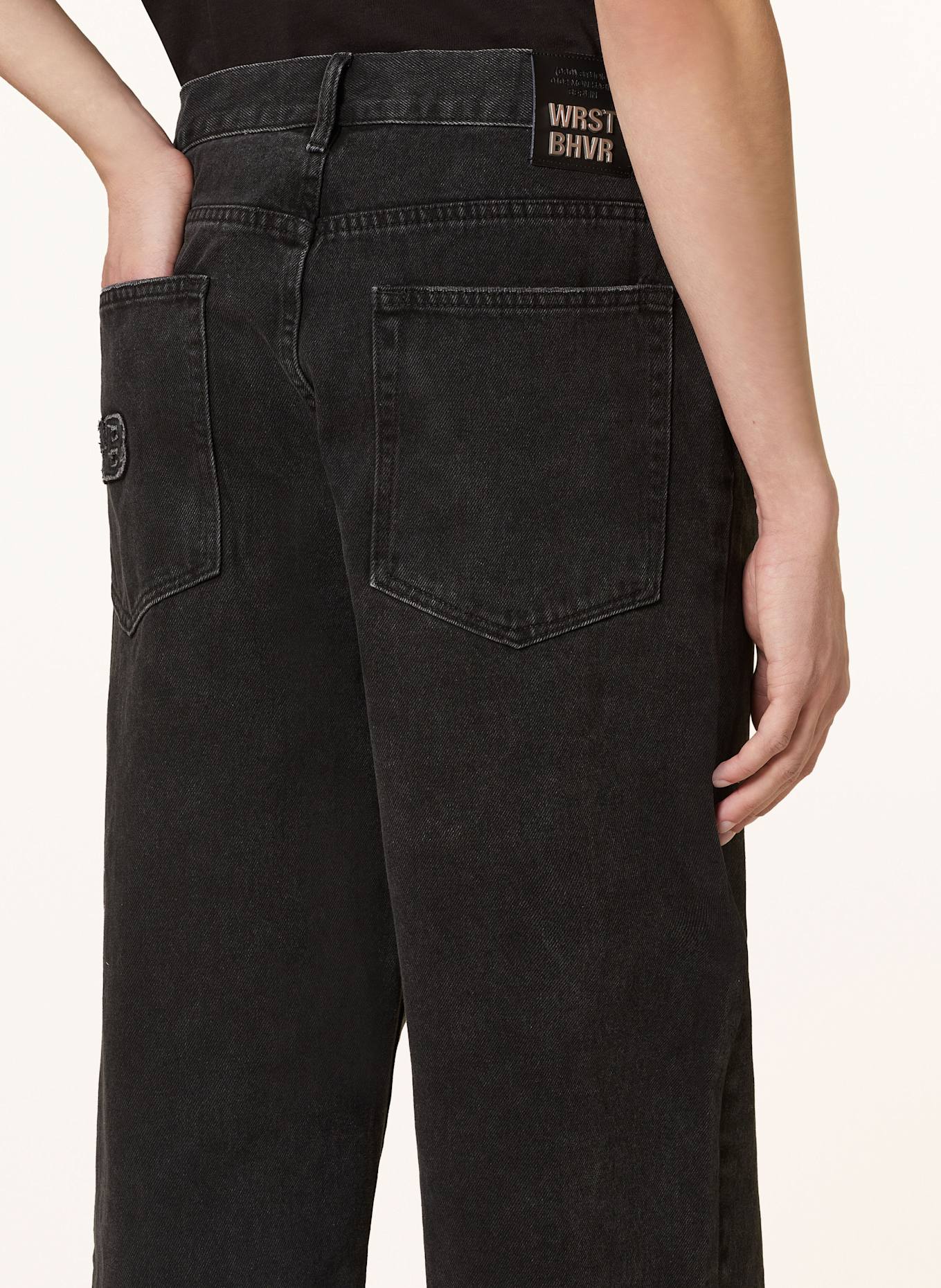 WRSTBHVR Jeans LEMMY Baggy Fit, Farbe: FADED BLACK (Bild 6)