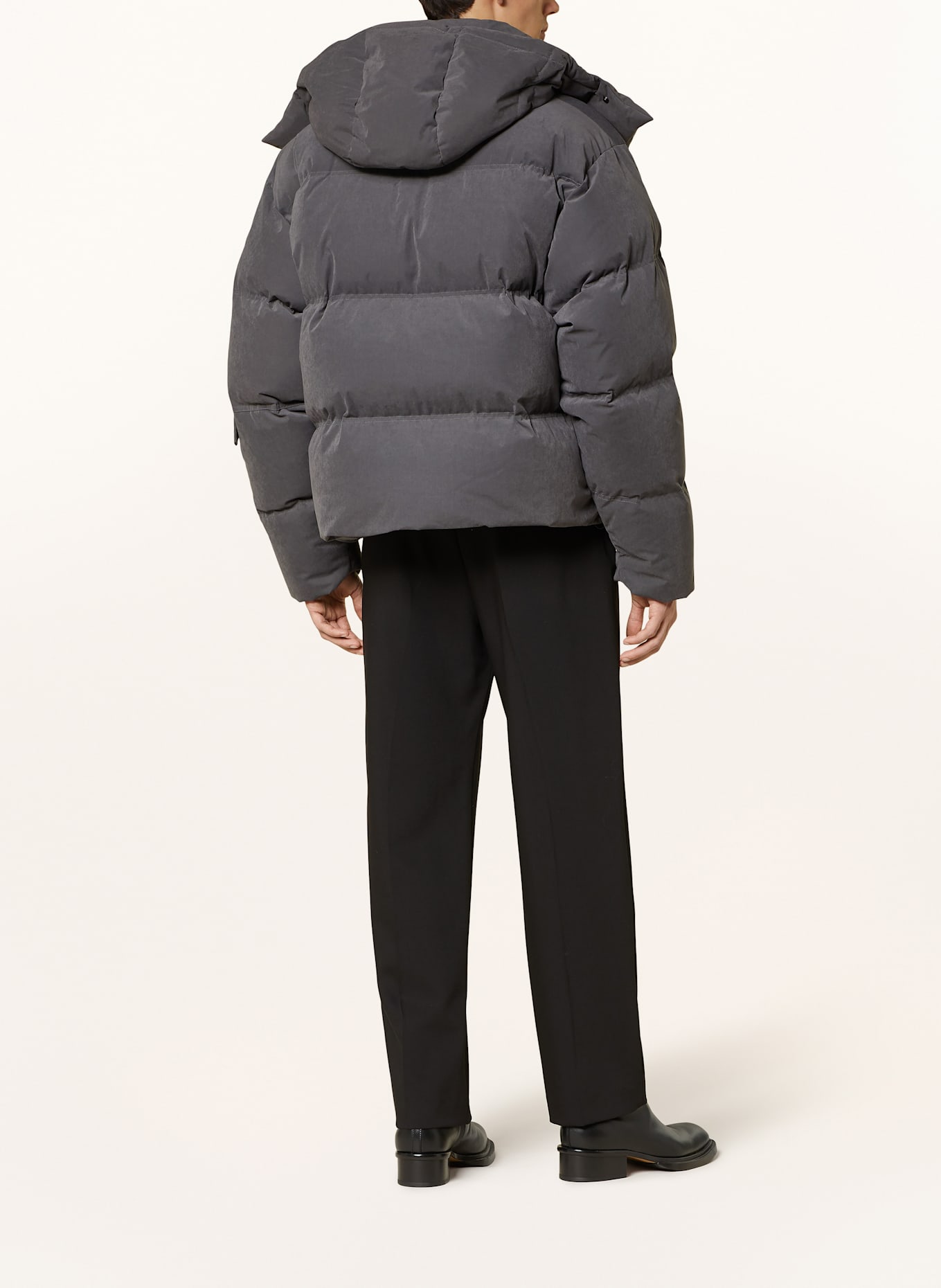 HOLZWEILER NAVRIK down Zip jacket with detachable hood, Color: GRAY (Image 3)