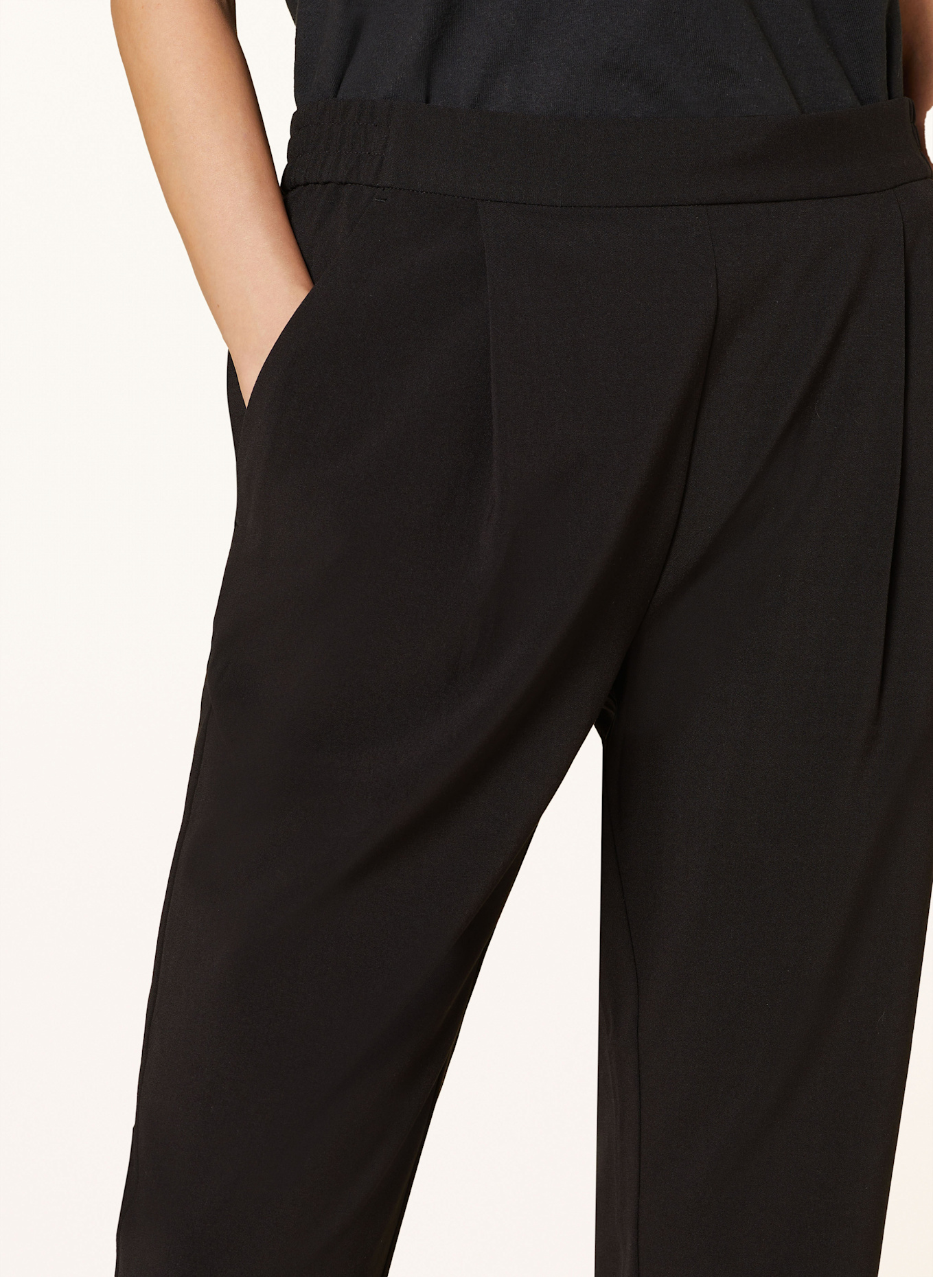ALLSAINTS ALEIDA TRI trousers: BLACK