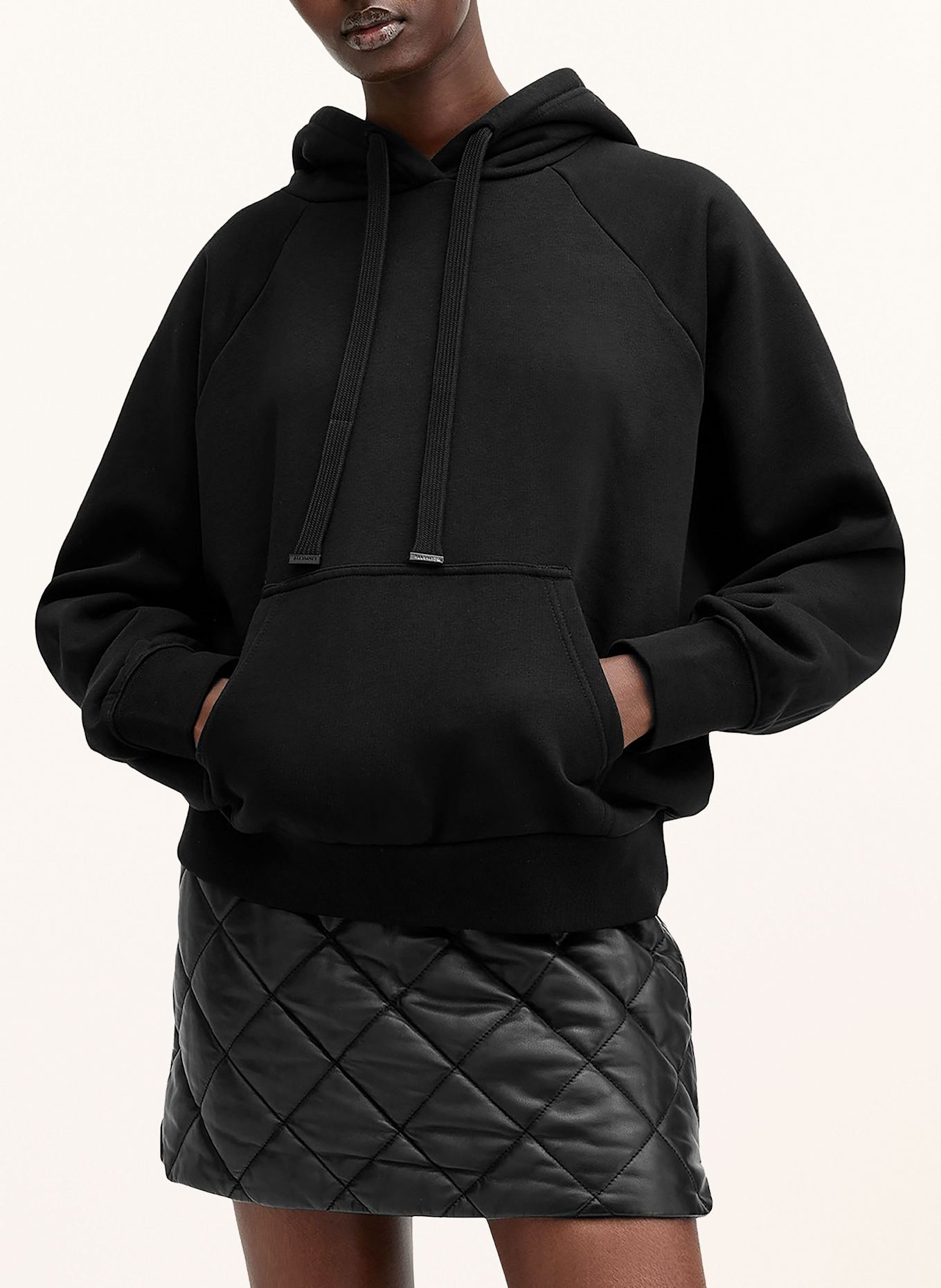 ALLSAINTS Sweat à capuche TALON UNDRGRND avec paillettes: NOIR