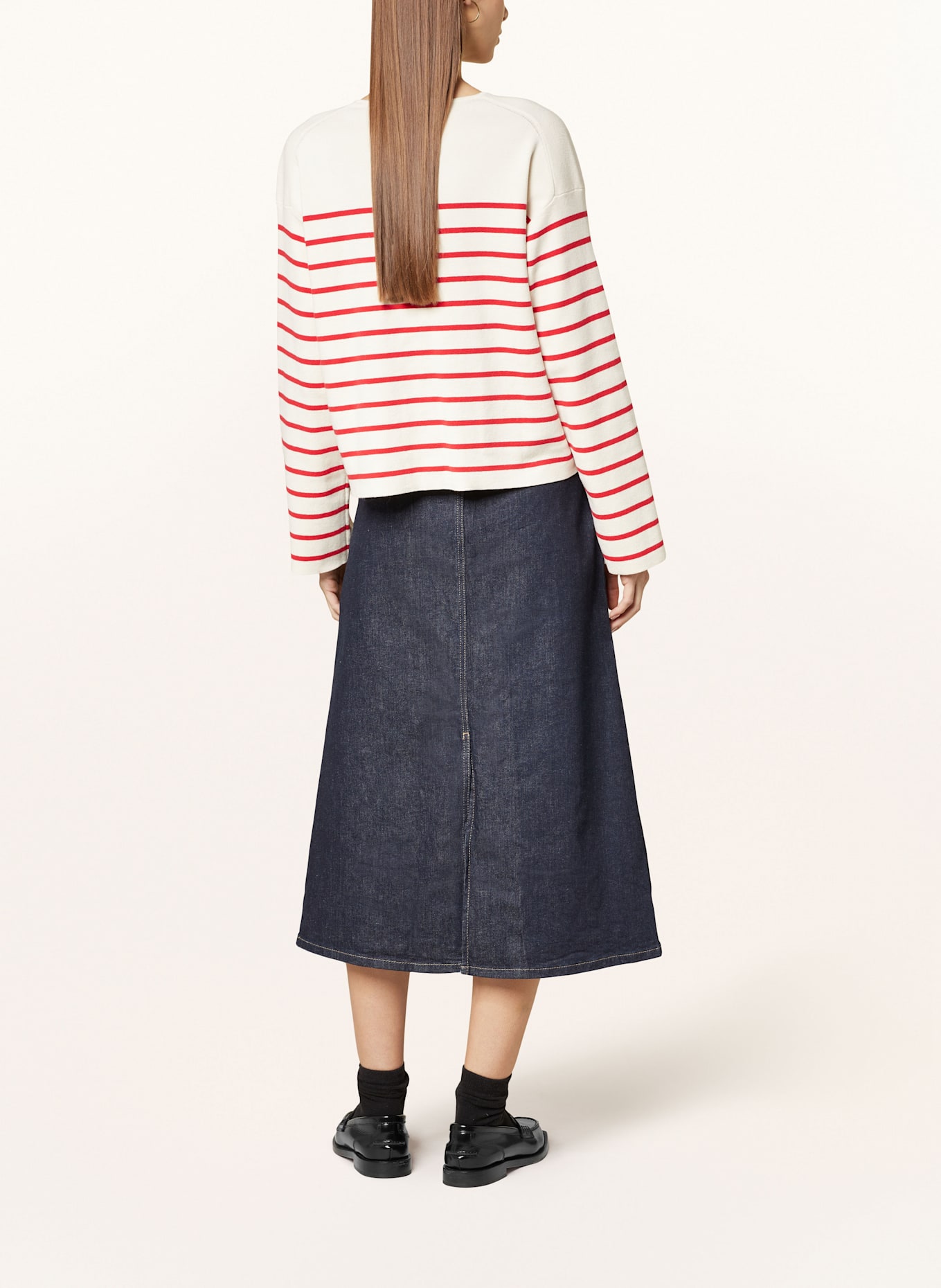 Part Two FRIGGEPW denim skirt, Color: 300143 Dark Denim (Image 3)