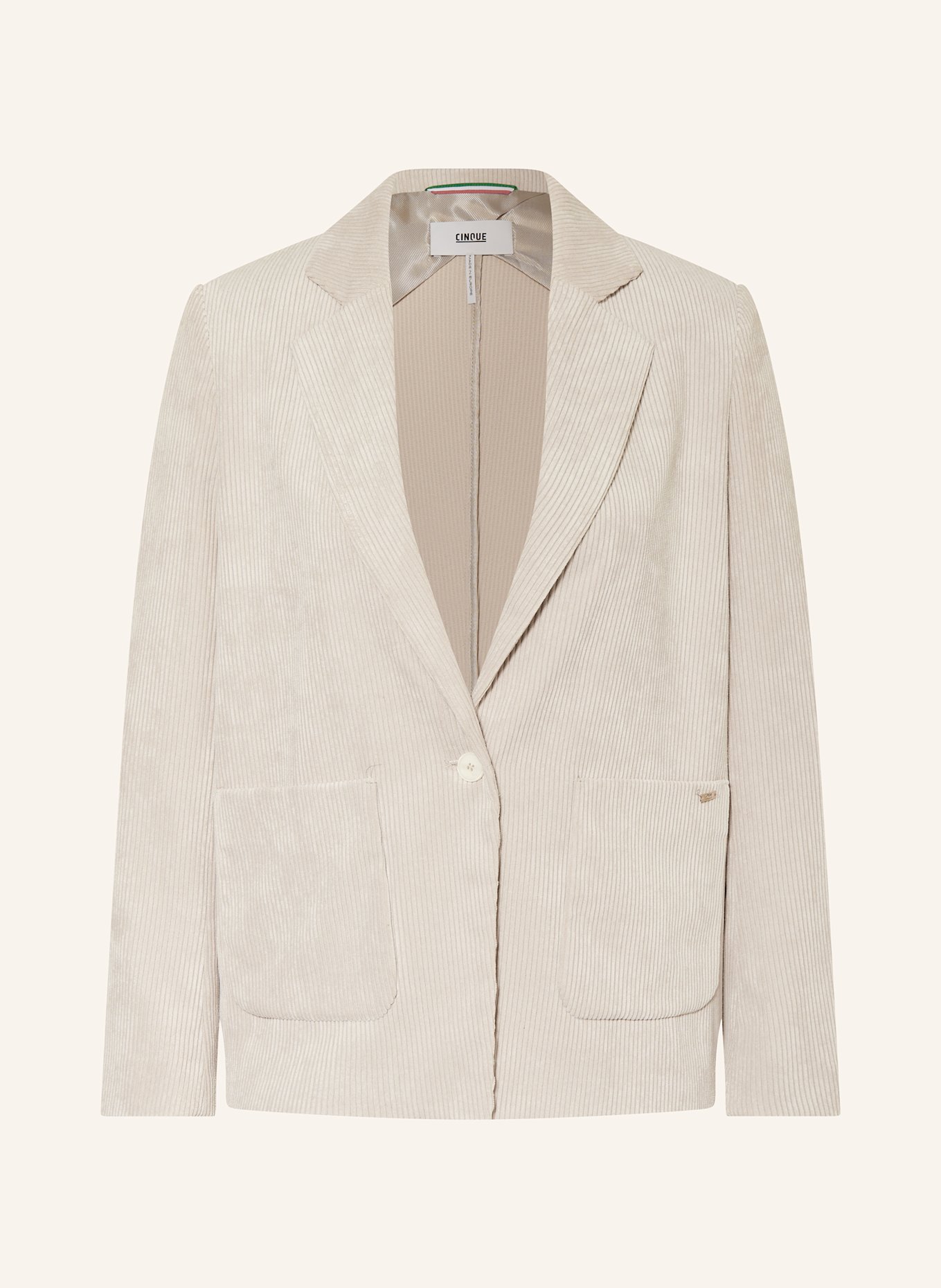 CINQUE Cordblazer CILOOK: CREME