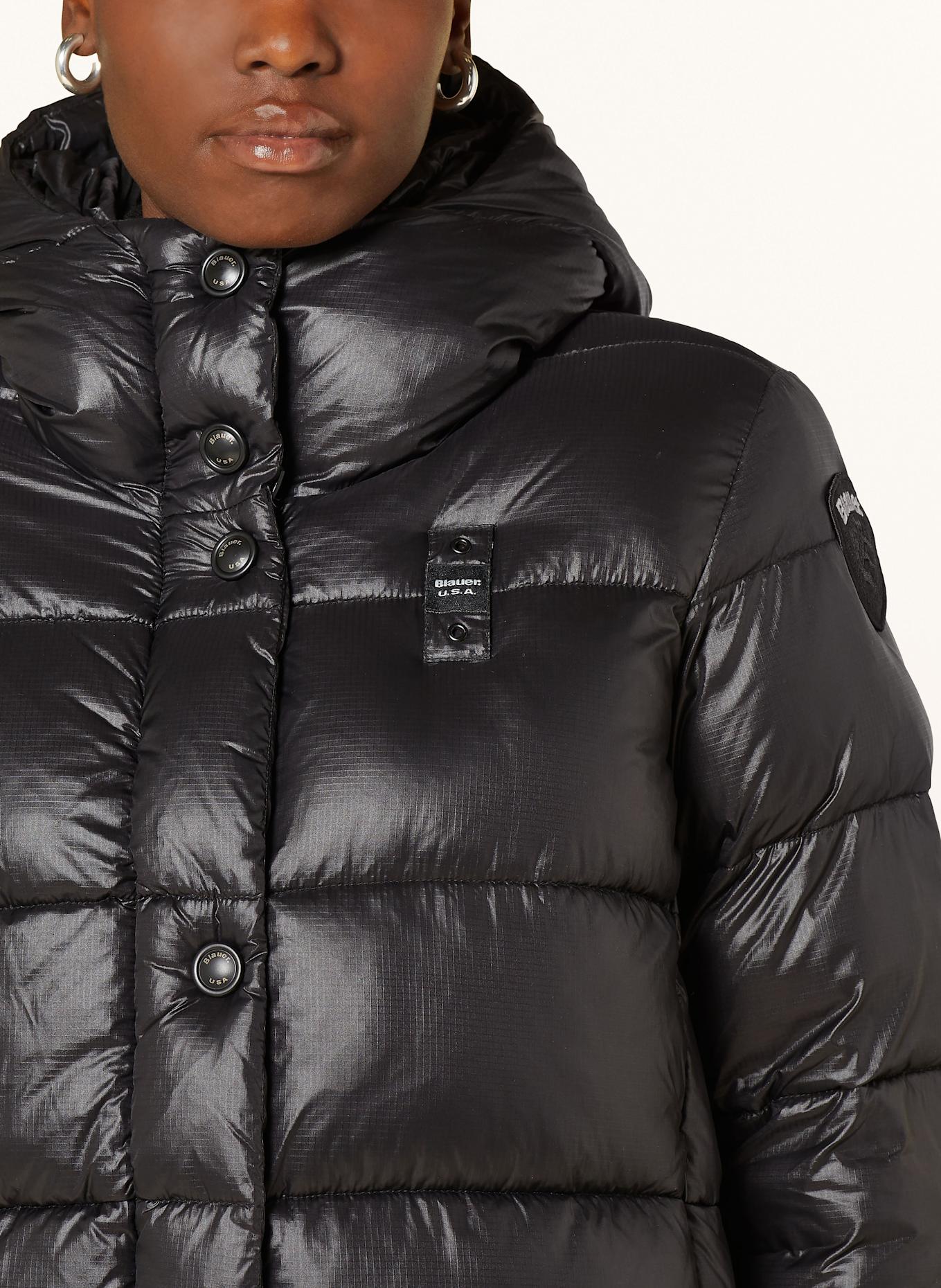 Blauer Płaszcz pikowany BELLEVUE z izolacją DUPONT™ SORONA®: CZARNY