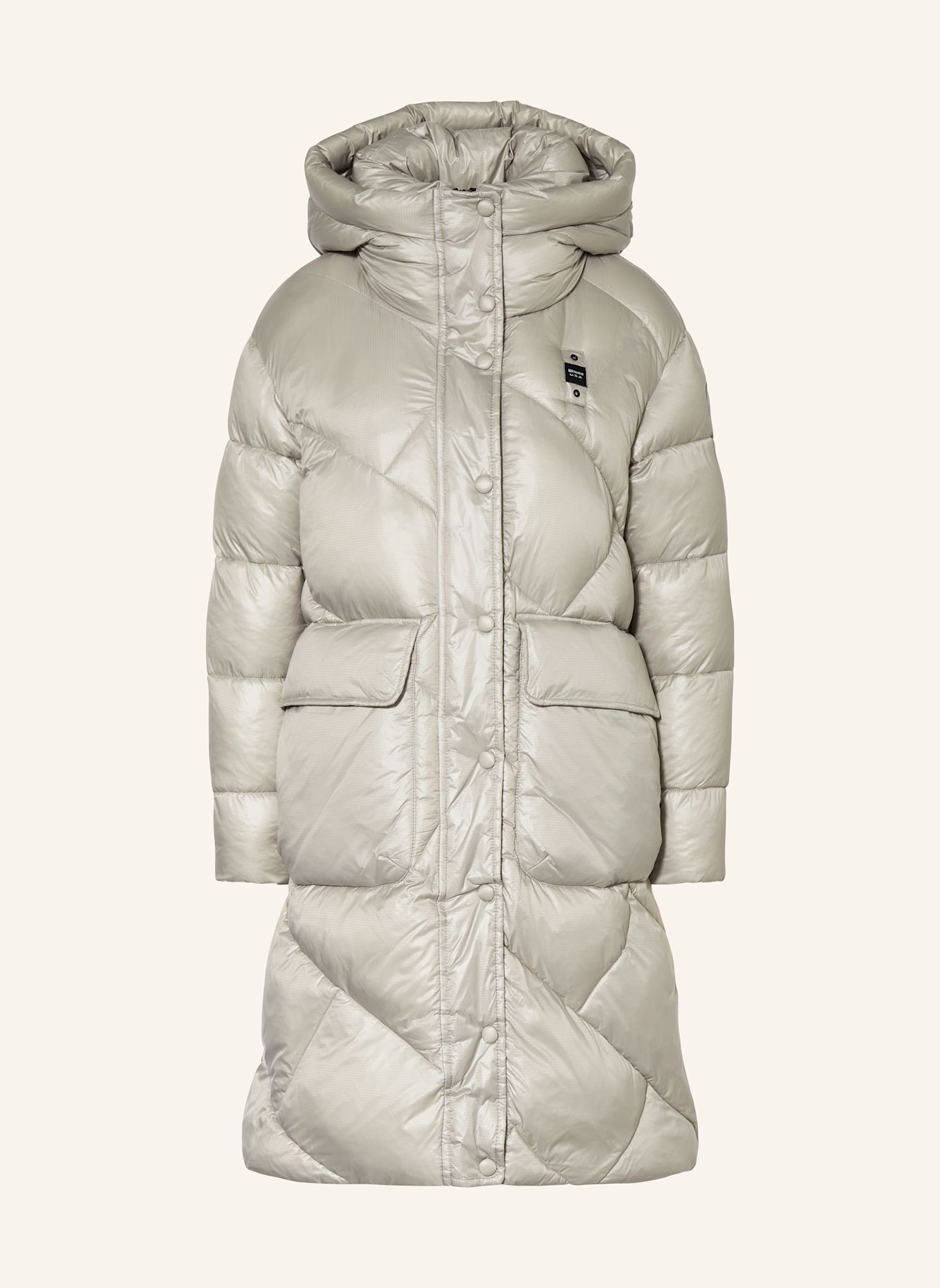 Blauer IMRIE quilted coat with DUPONT™ SORONA® insulation: LIGHT GRAY