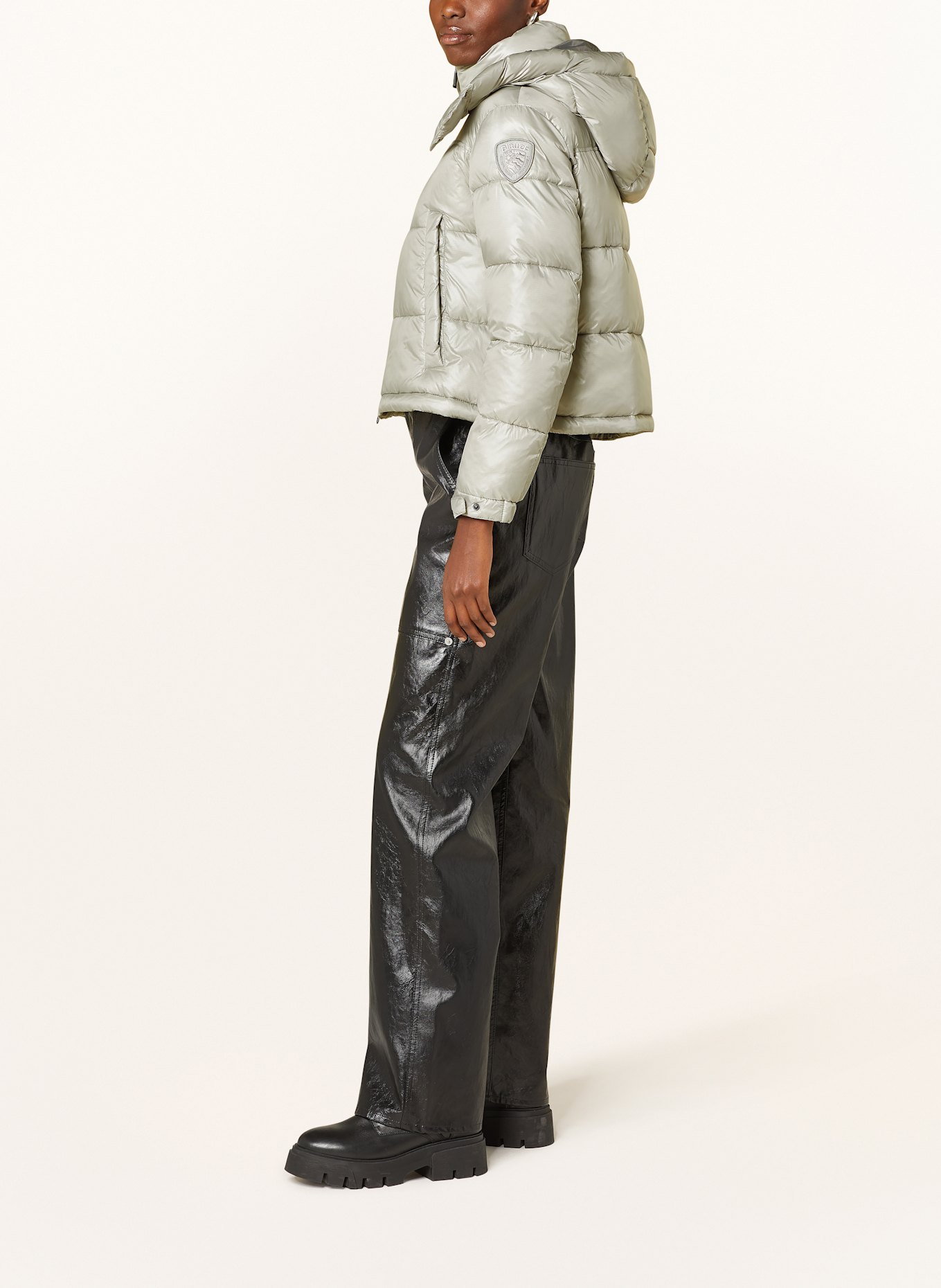 Blauer Steppjacke GLORIA mit DUPONT™ SORONA®-Isolierung: HELLGRAU (Bild 4)