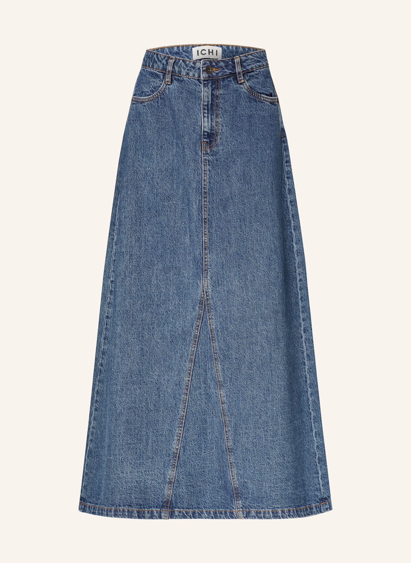 ICHI Jeansrock IHAVENY: 200339 Medium blue