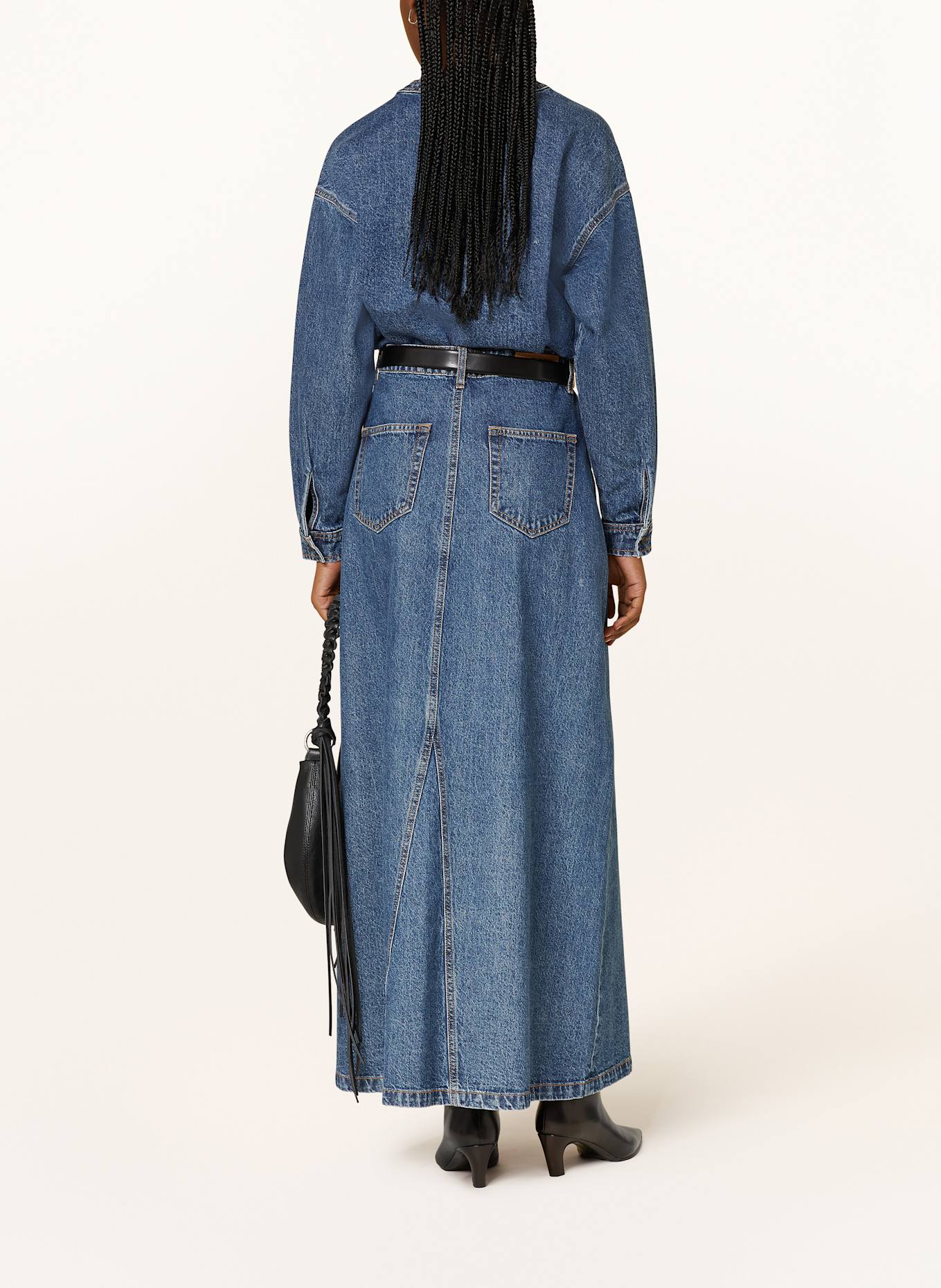 ICHI Jeansrock IHAVENY: 200339 Medium blue