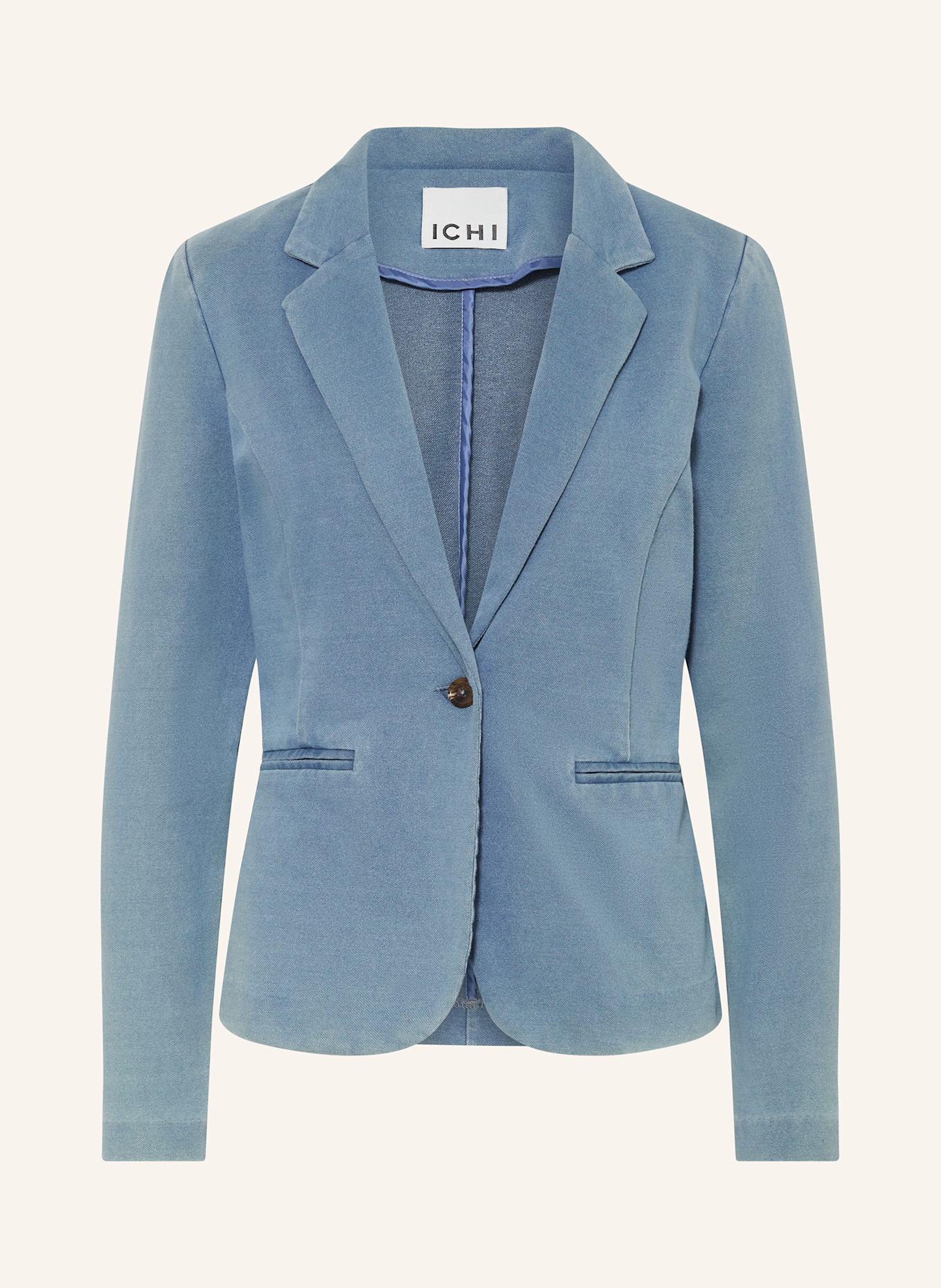 ICHI IHKATE blazer in denim look: LIGHT BLUE