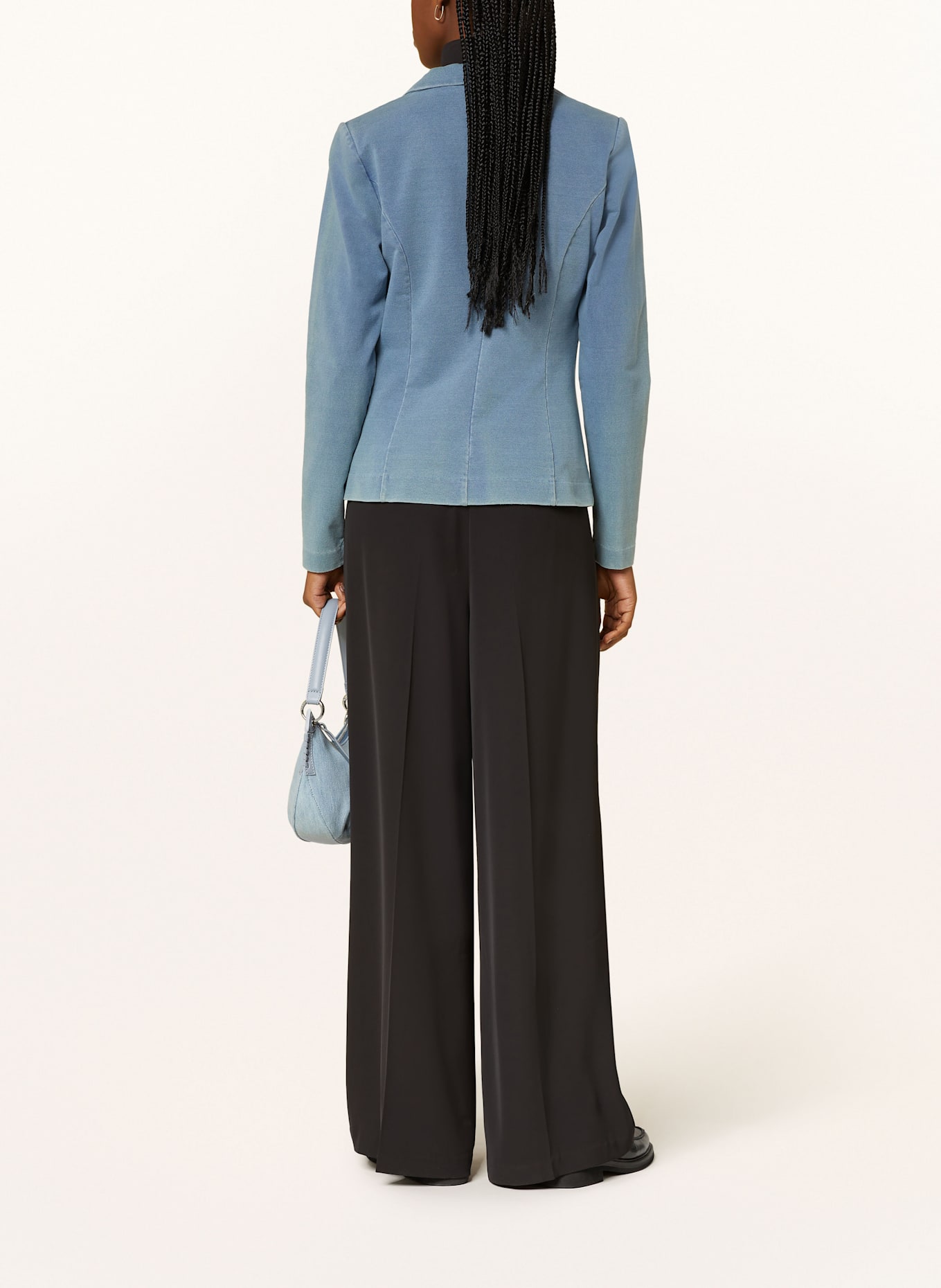 ICHI IHKATE blazer in denim look: LIGHT BLUE