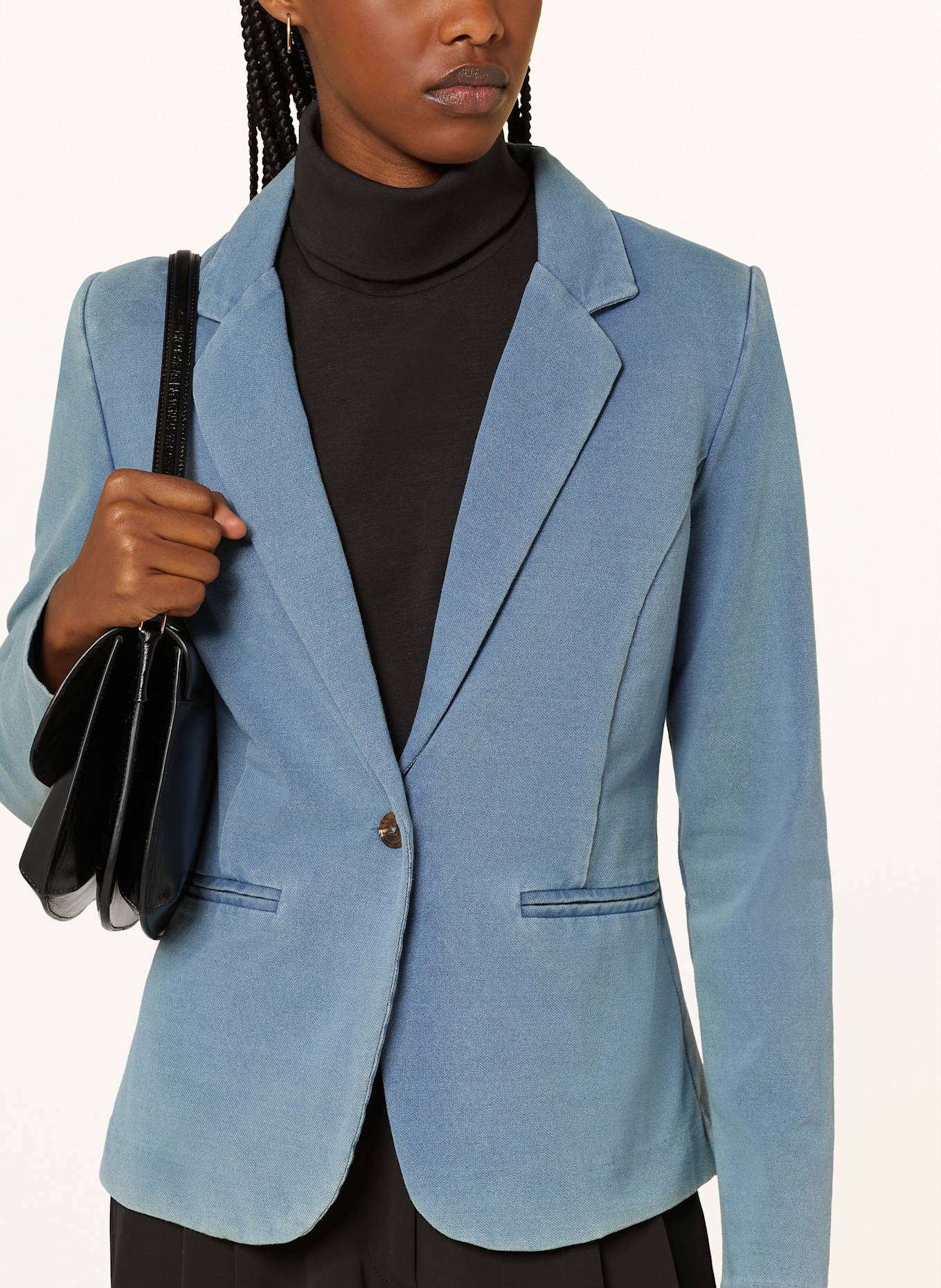 ICHI IHKATE blazer in denim look: LIGHT BLUE