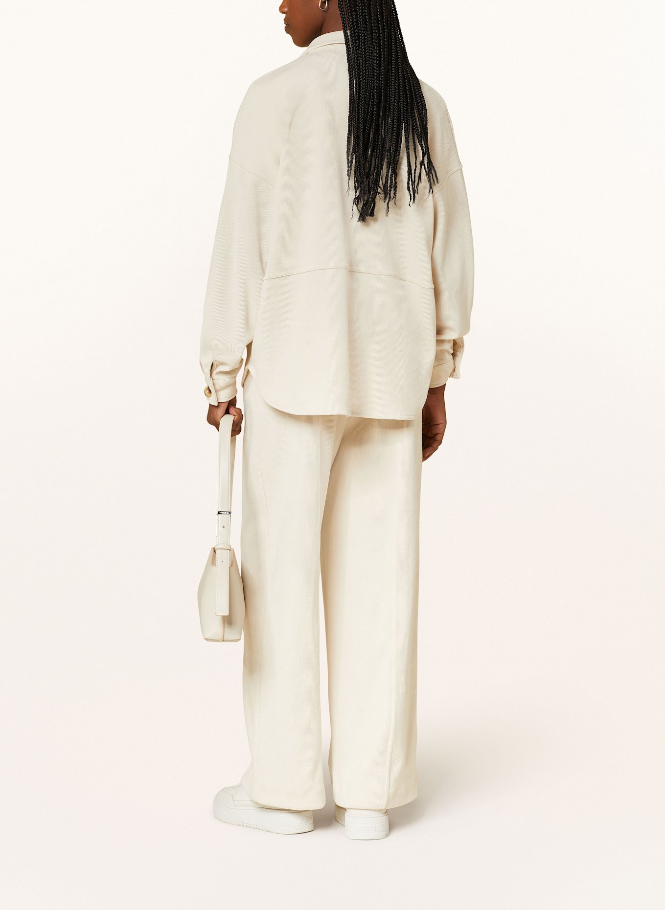 ICHI Corduroy overshirt IHKATE: CREAM