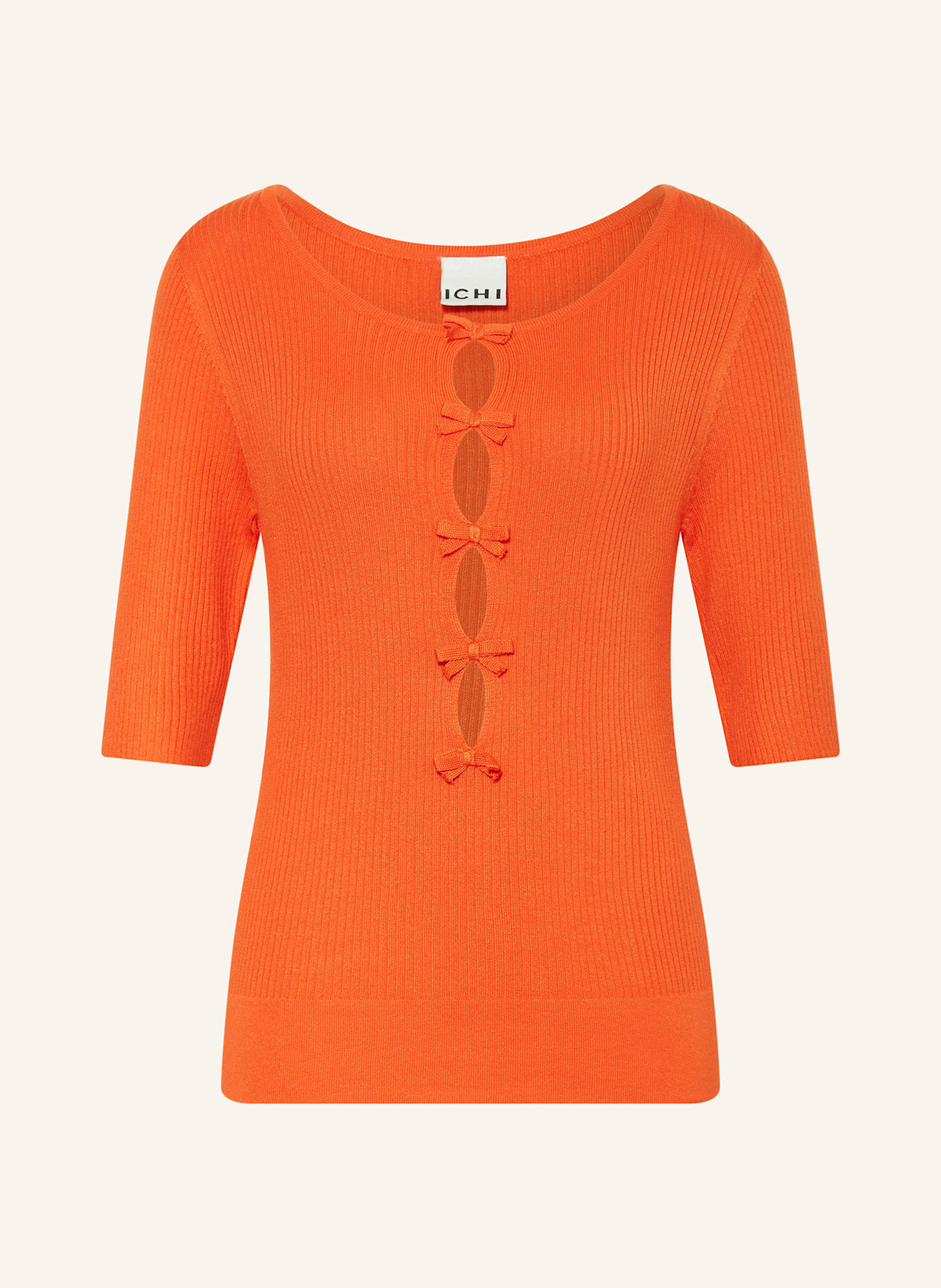 ICHI Knitted shirt IHMAFA: ORANGE