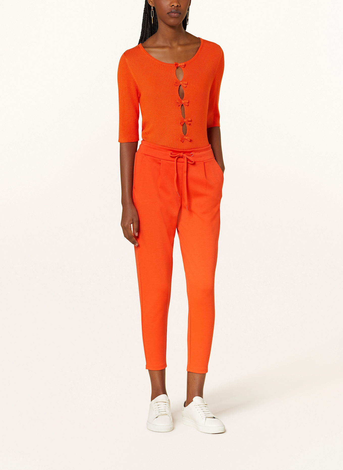 ICHI Knitted shirt IHMAFA: ORANGE