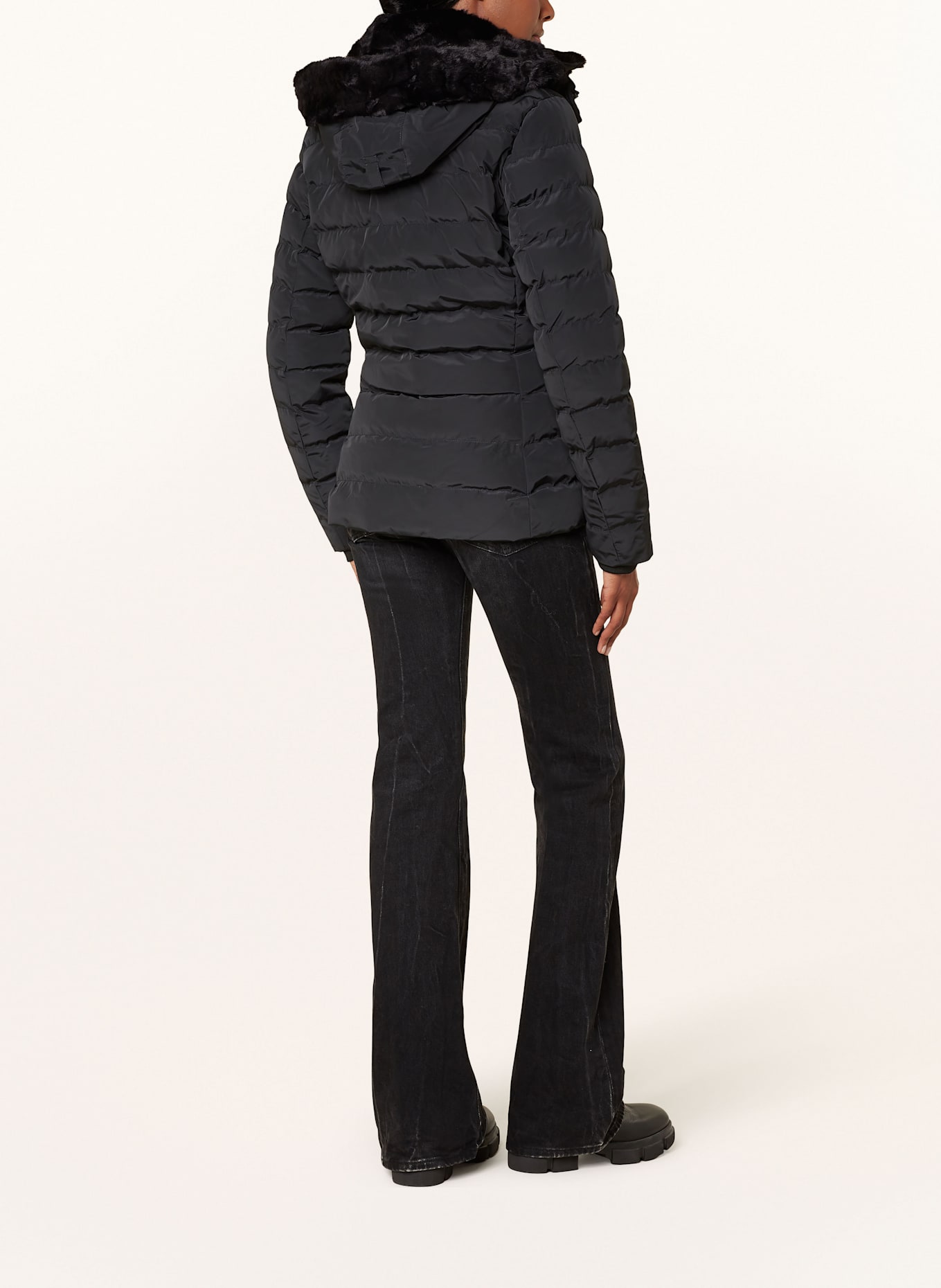 WELLENSTEYN Steppjacke SANTORIN SANT mit DUPONT™ SORONA®-Isolierung und abnehmbarem Kunstfell: DUNKELBLAU