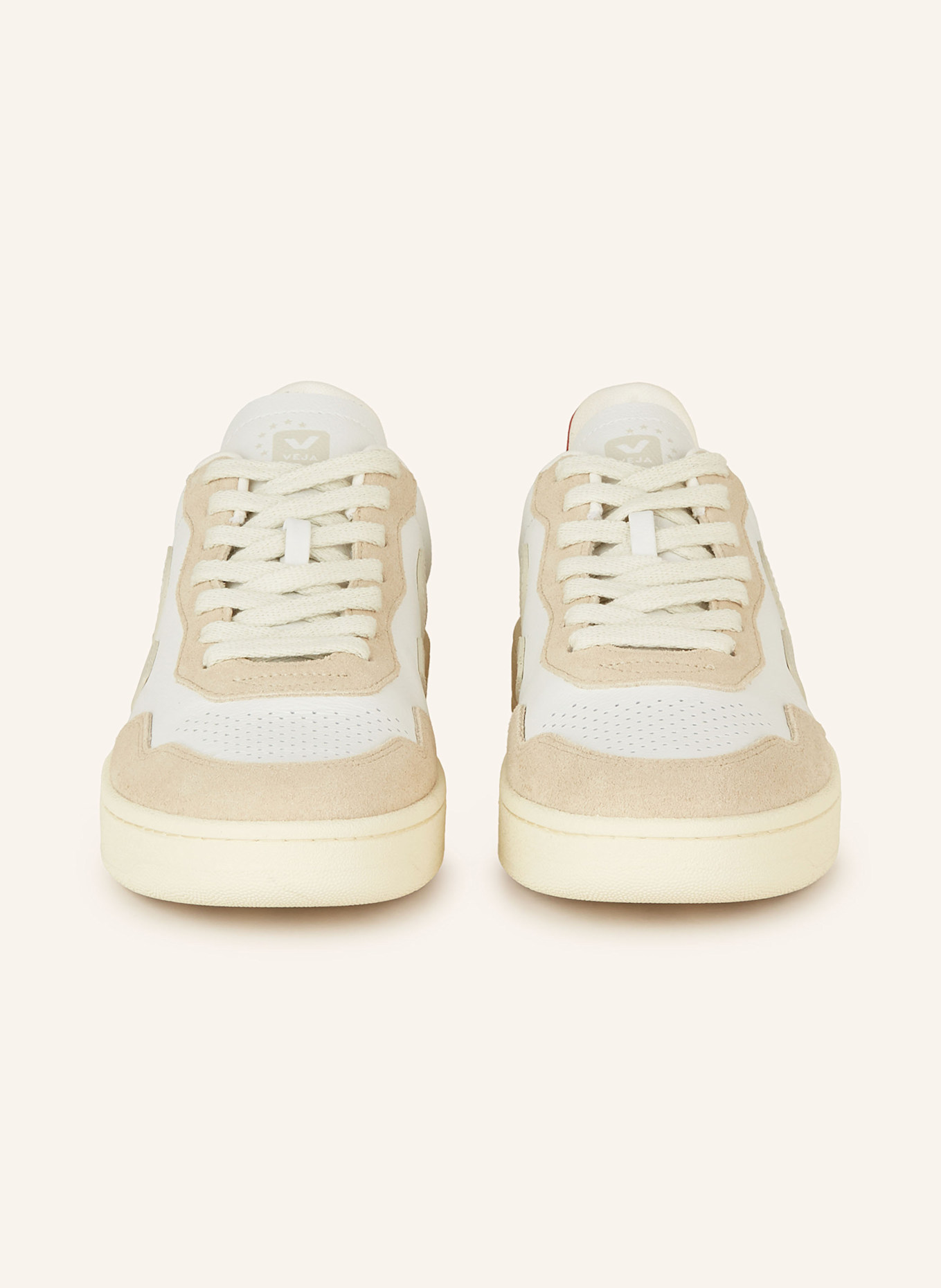 VEJA Sneaker V-90, Farbe: WEISS/ BEIGE (Bild 3)