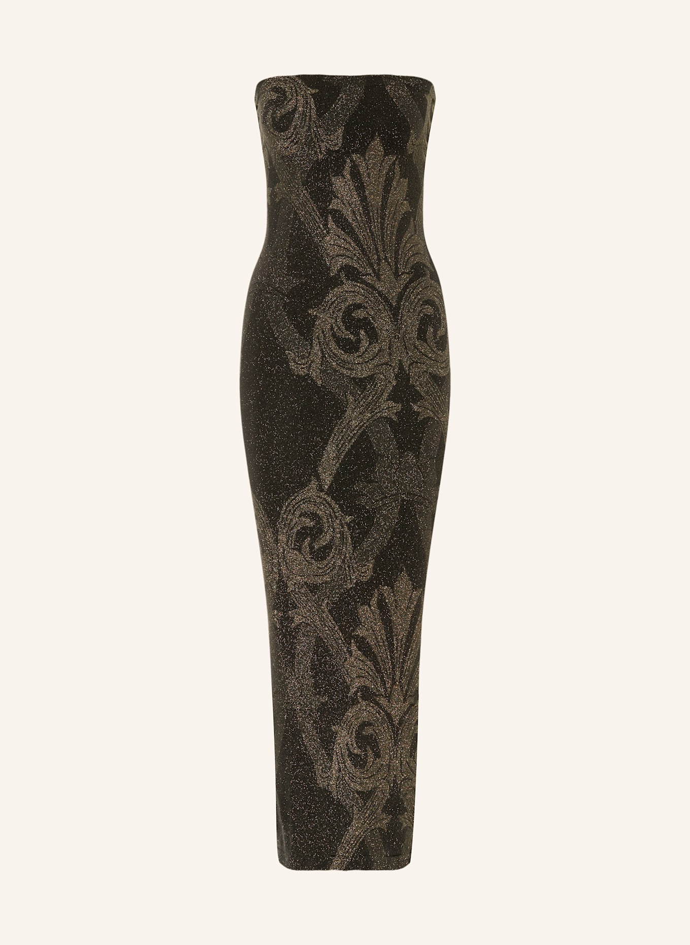Wolford Etuikleid METALLIC JACQUARD mit Glitzergarn: SCHWARZ / GOLD