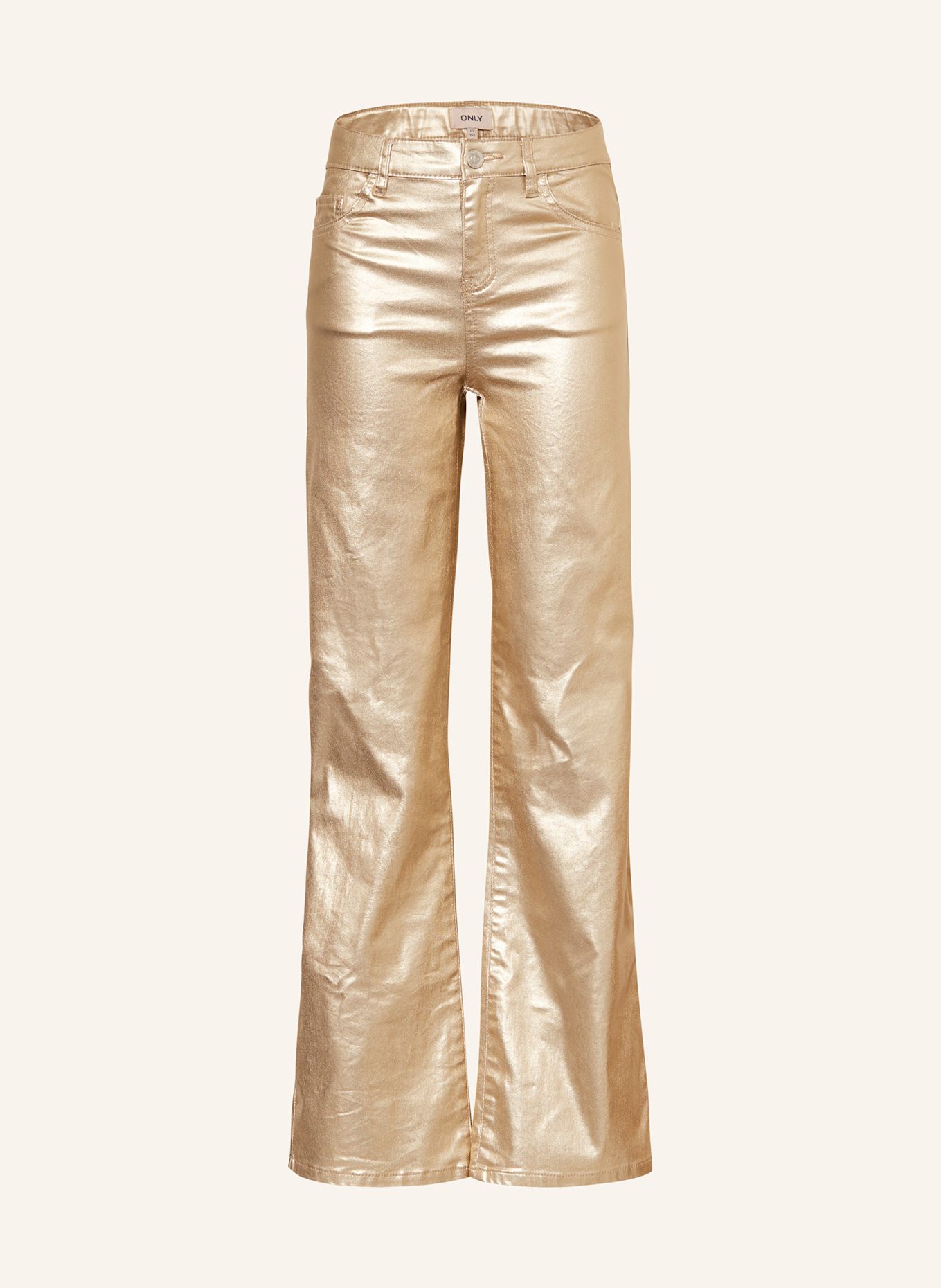 ONLY Coated Jeans: GOLD COLOUR