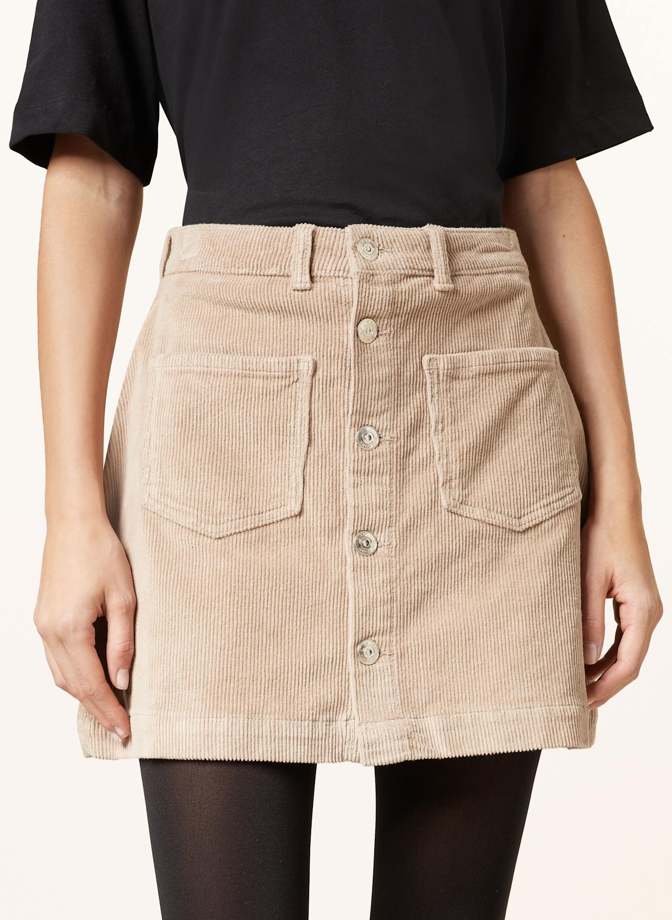 ONLY Corduroy skirt: BEIGE