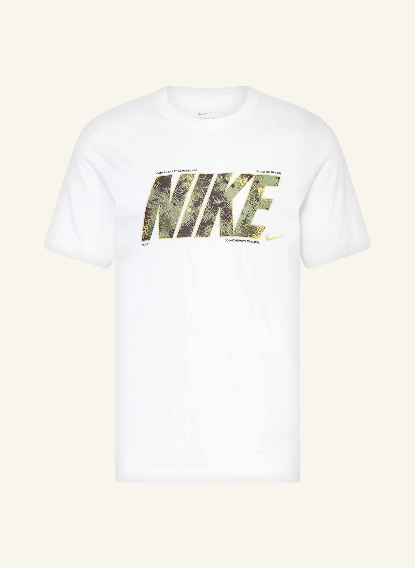 White and gold nike shirt discount
