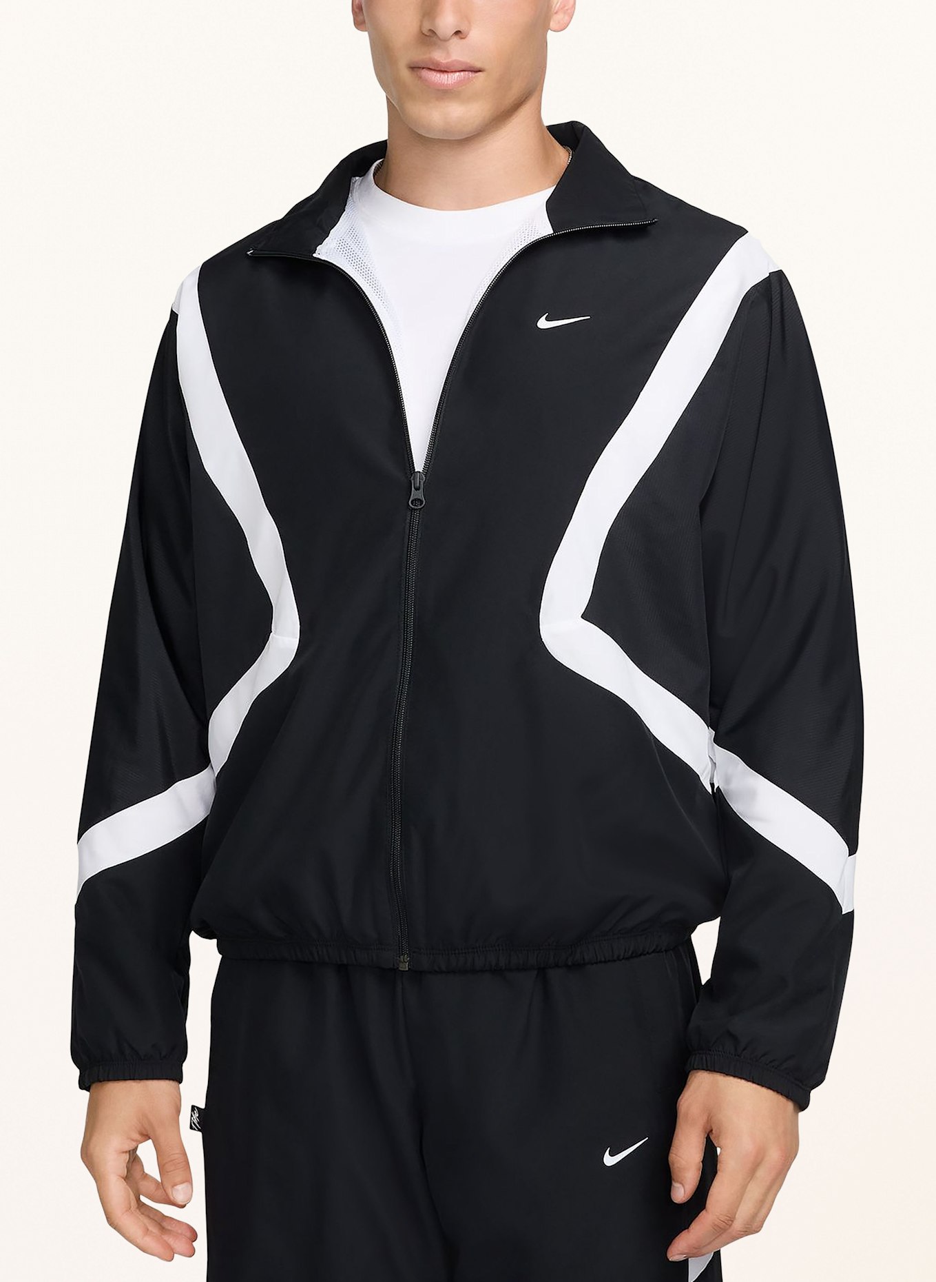 Nike ICON sweat jacket, Color: BLACK/ WHITE (Image 4)