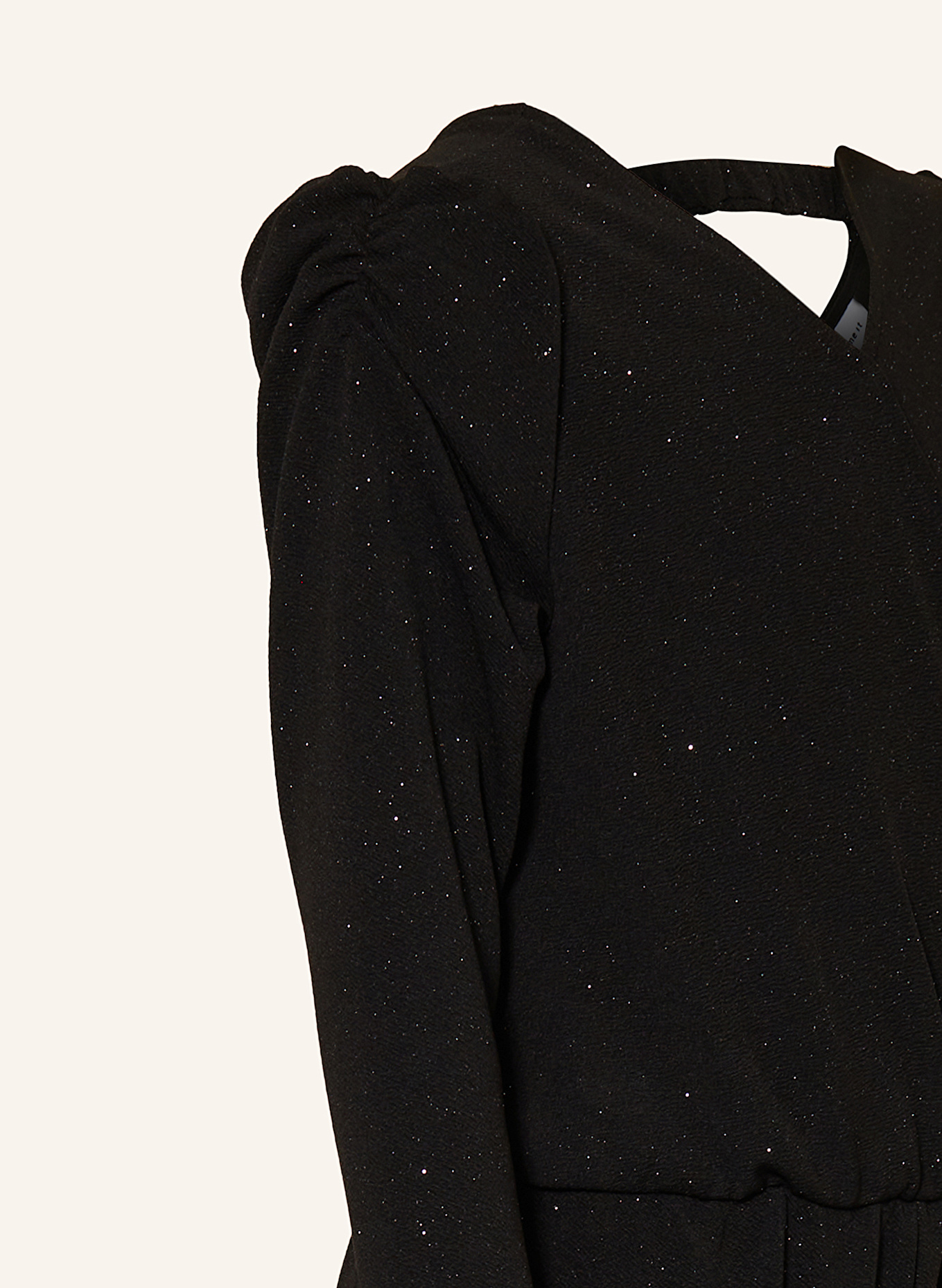 name it Jersey-Jumpsuit mit Glitzergarn: SCHWARZ