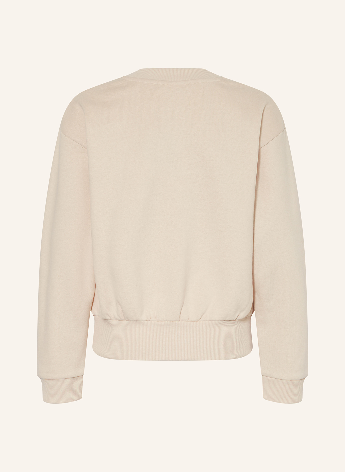 name it Sweatshirt mit Pailletten: HELLBRAUN