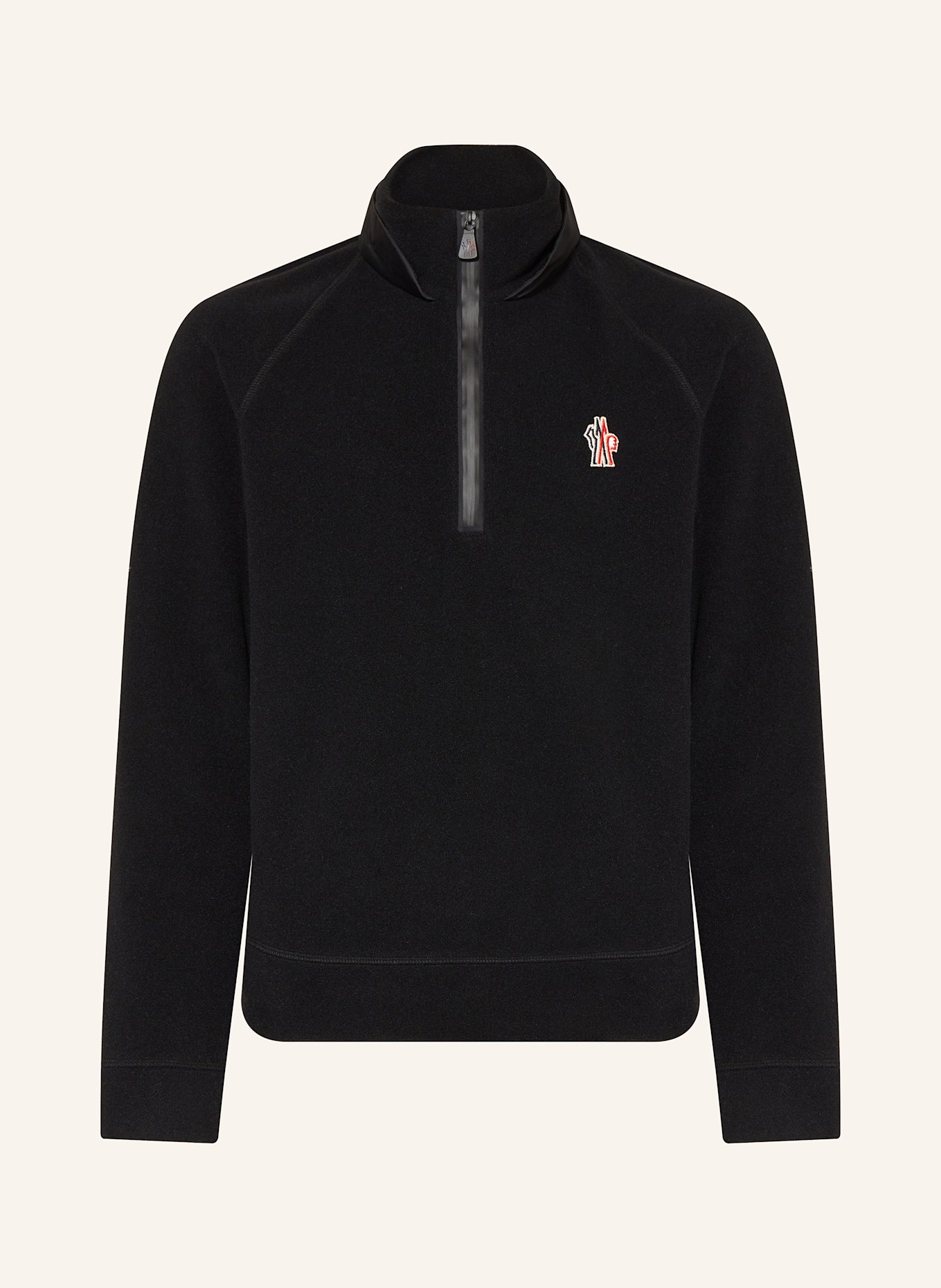 MONCLER enfant Fleece-Pullover: SCHWARZ