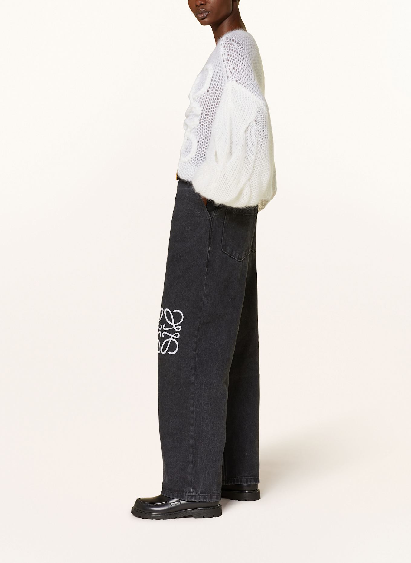 LOEWE Jeans ANAGRAM: 1100 BLACK