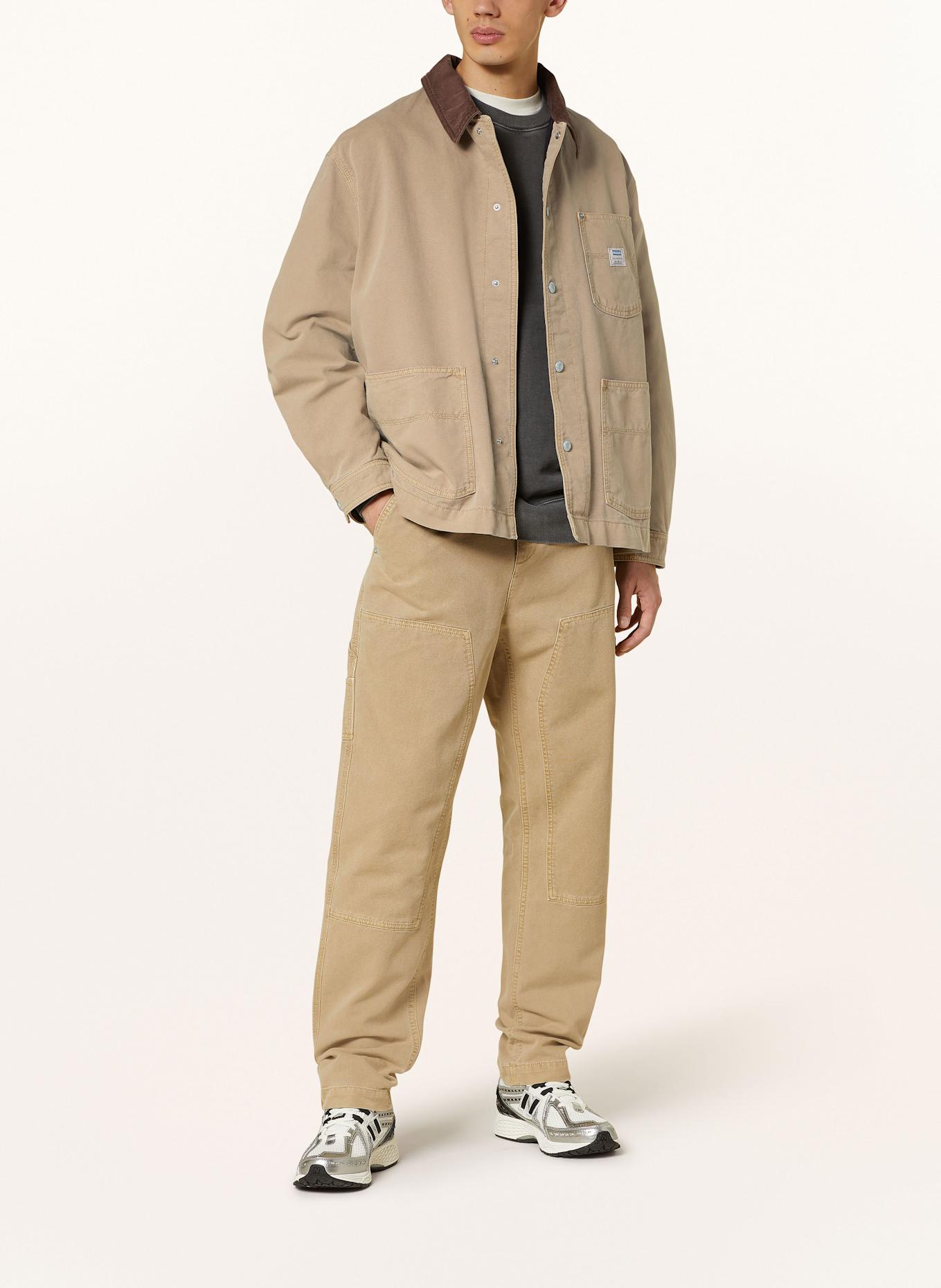 HUGO BLUE Jeans-Overjacket BRAMS, Farbe: BEIGE/ BRAUN (Bild 2)
