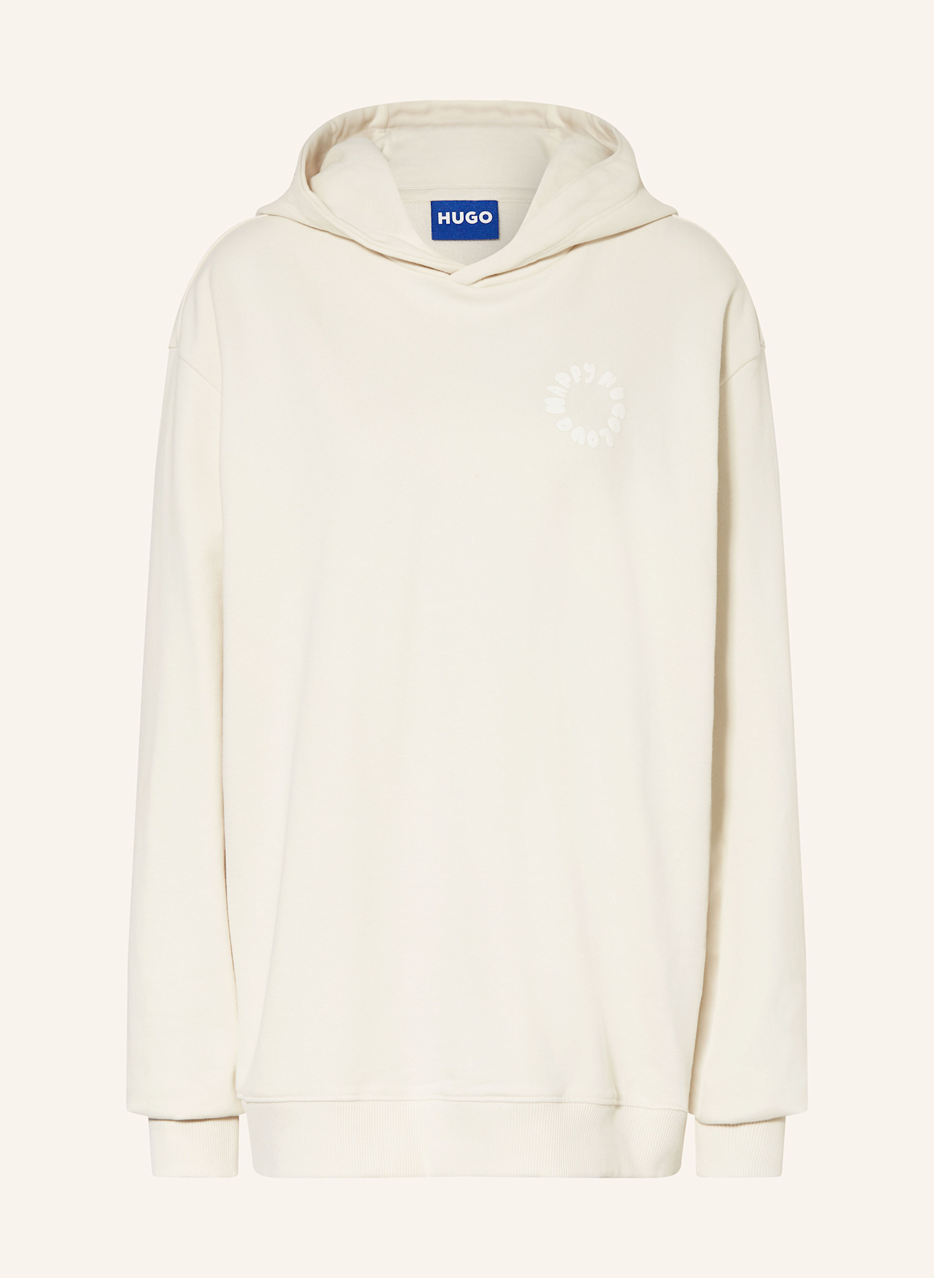 HUGO BLUE Sukienki TOMMY HILFIGER oversize, Kolor: KREMOWY/ BIAŁY (Obrazek 1)