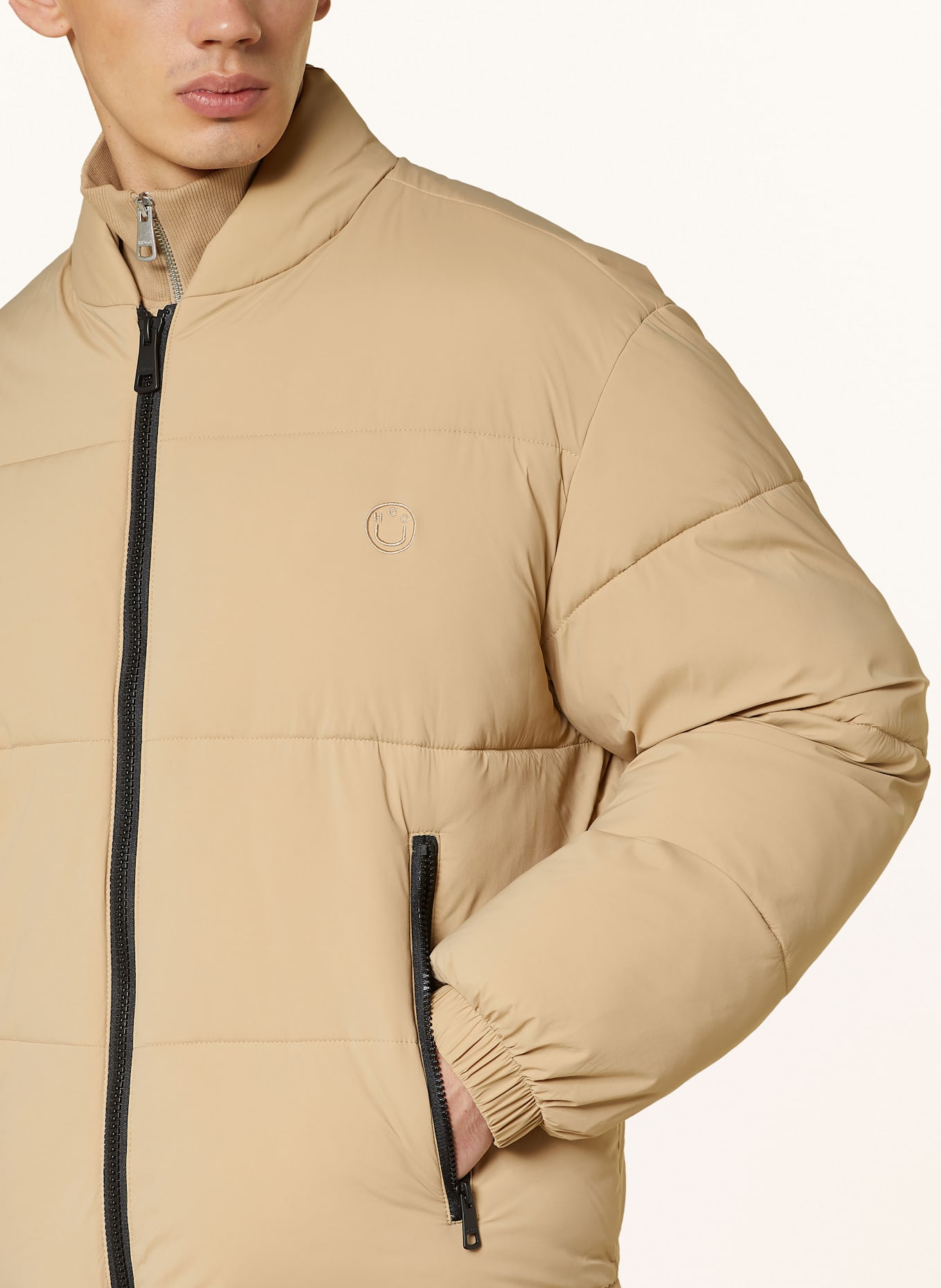 HUGO BLUE Steppjacke BRADEN: BEIGE