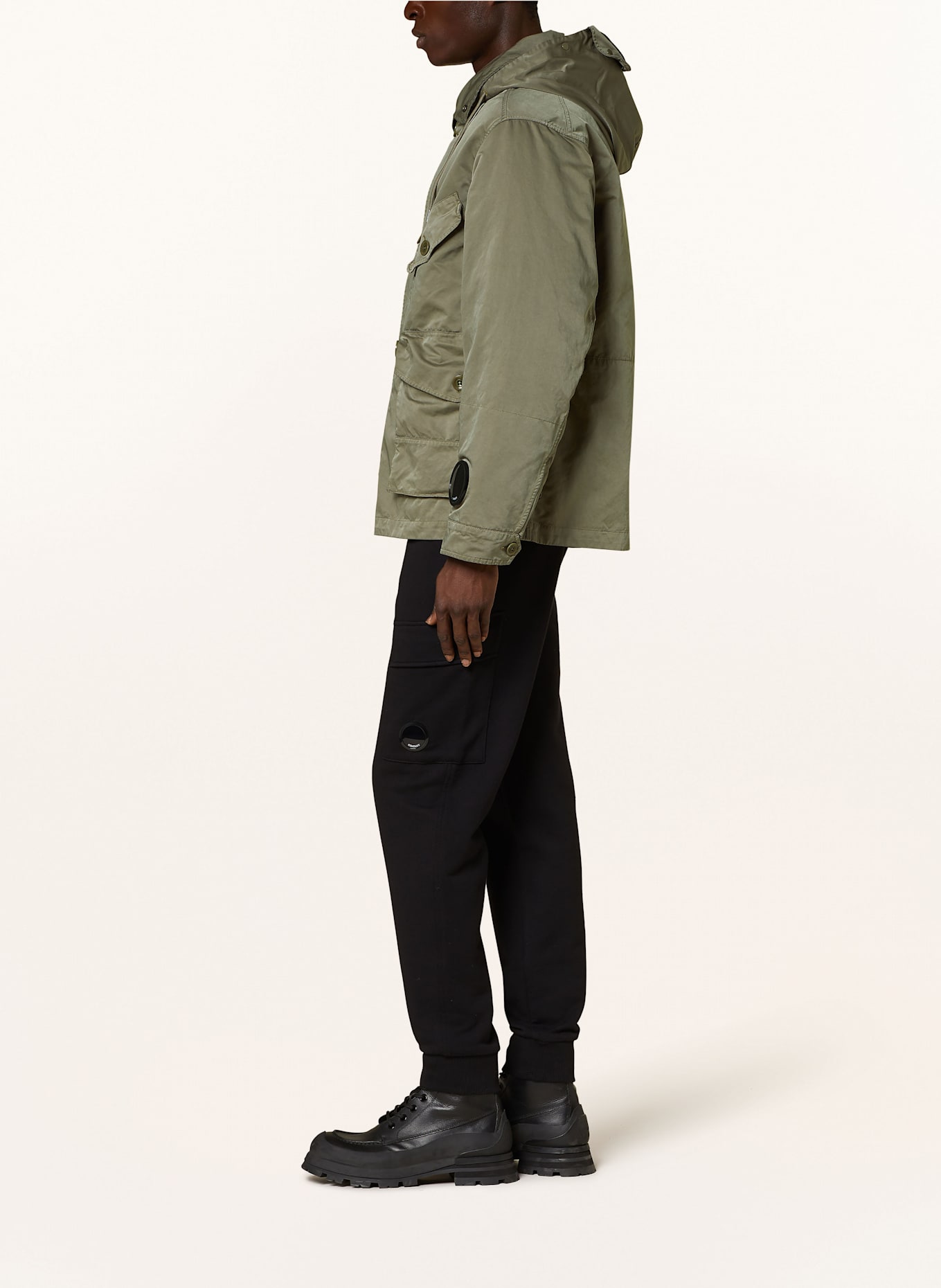 C.P. COMPANY Kurtka 2 w 1: SZAROBRĄZOWY