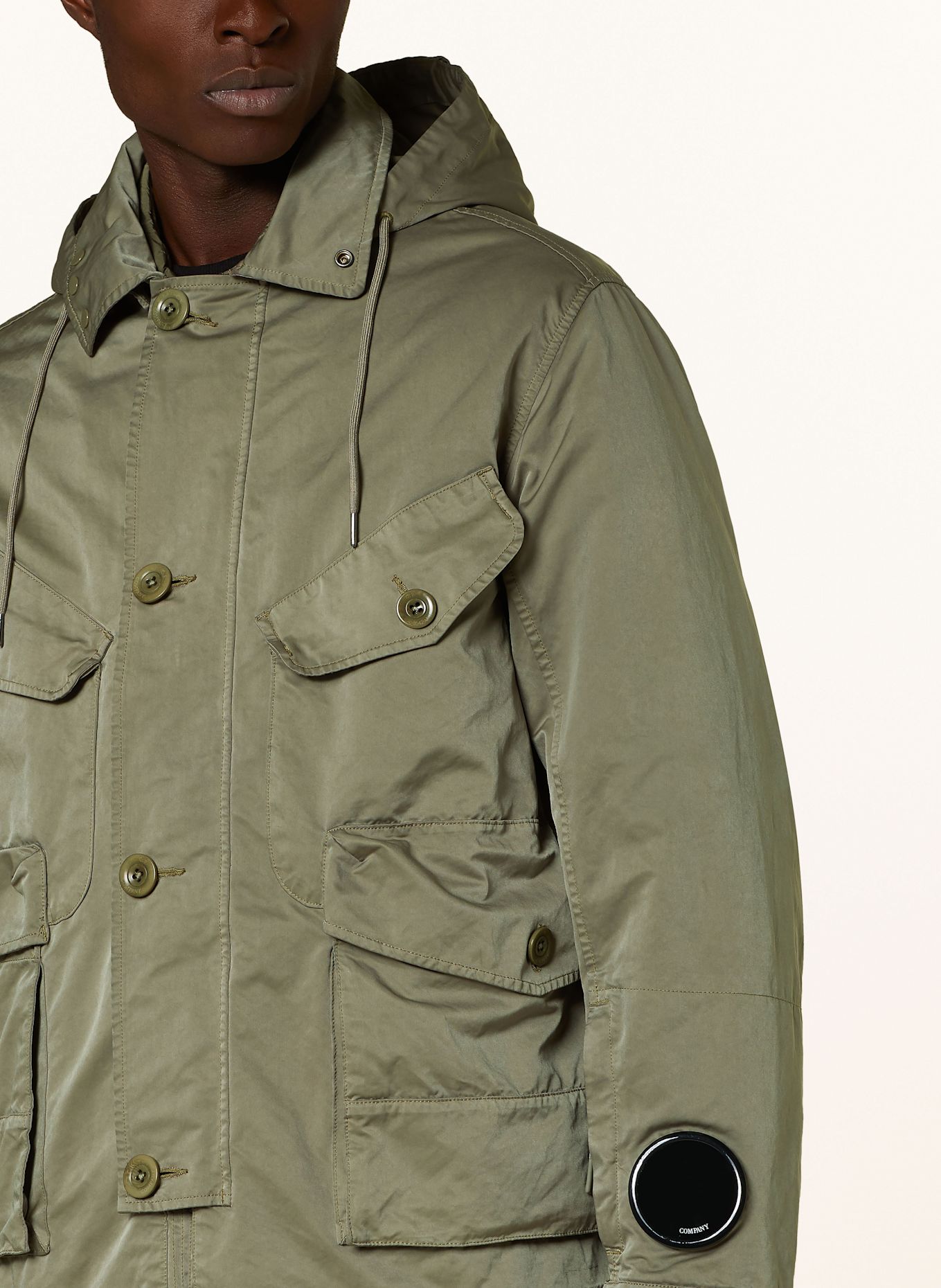 C.P. COMPANY Kurtka 2 w 1: SZAROBRĄZOWY