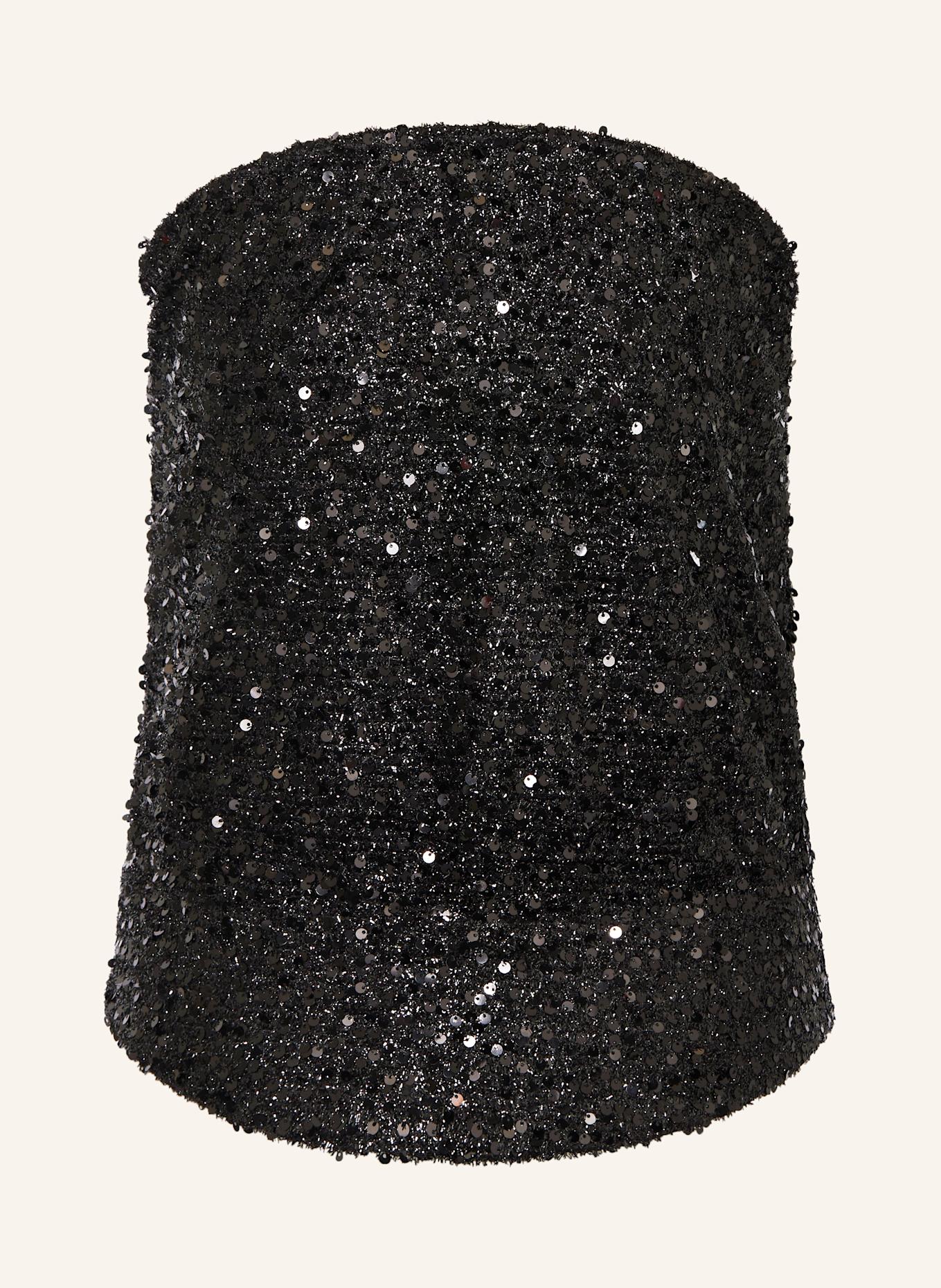 ISABEL MARANT Top AVIANA mit Pailletten: SCHWARZ