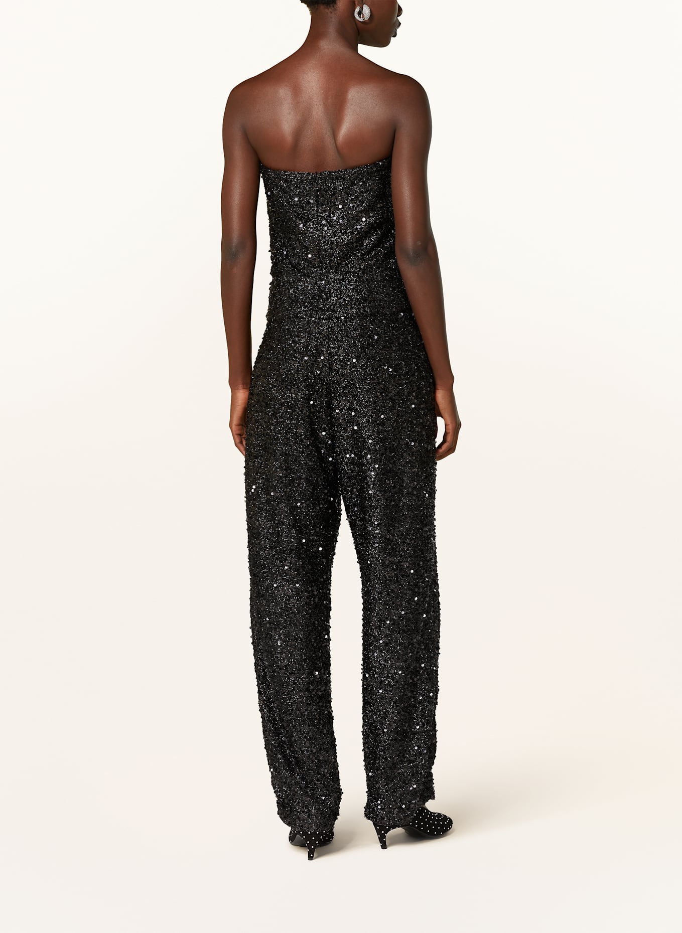 ISABEL MARANT Top AVIANA mit Pailletten: SCHWARZ