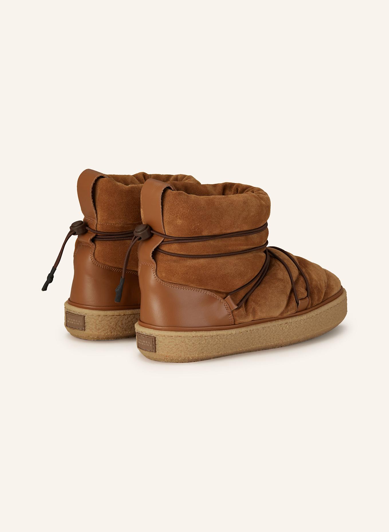 ISABEL MARANT Schnürboots HETA: COGNAC