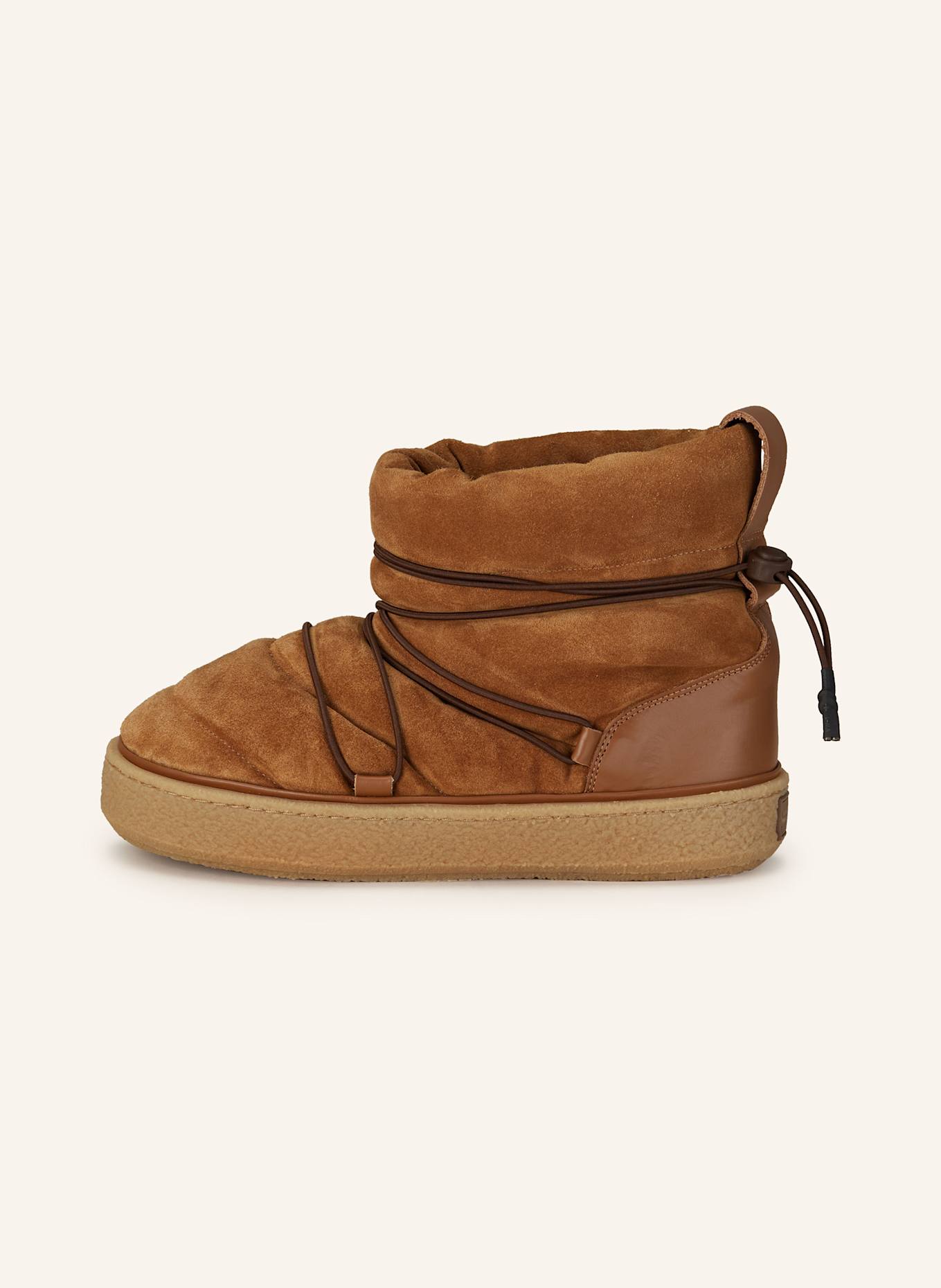 ISABEL MARANT Schnürboots HETA: COGNAC